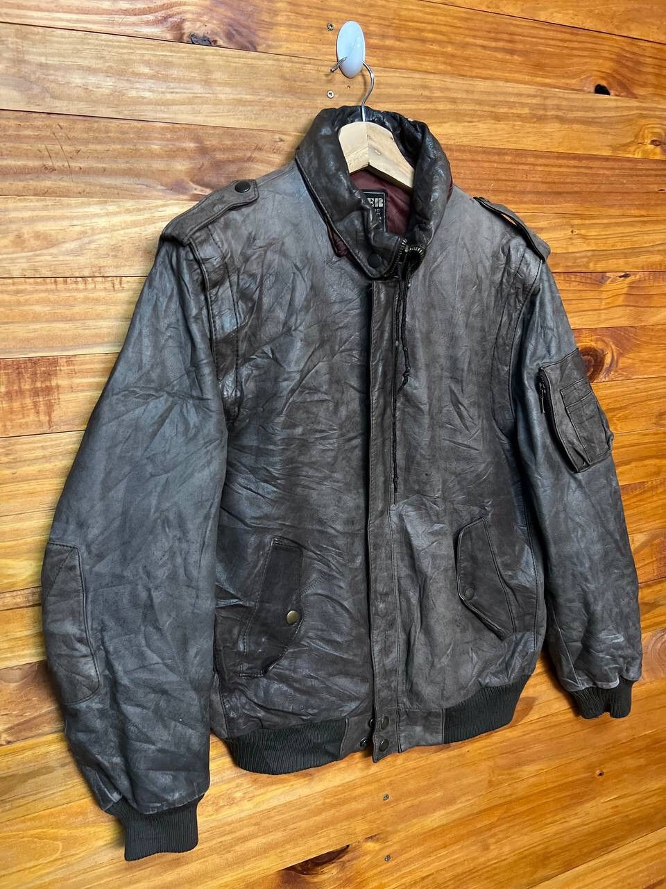 Japanese Brand VINTAGE CHASER BIKER LEATHER JACKET Size US M / EU 48-50 / 2 - 2 Thumbnail