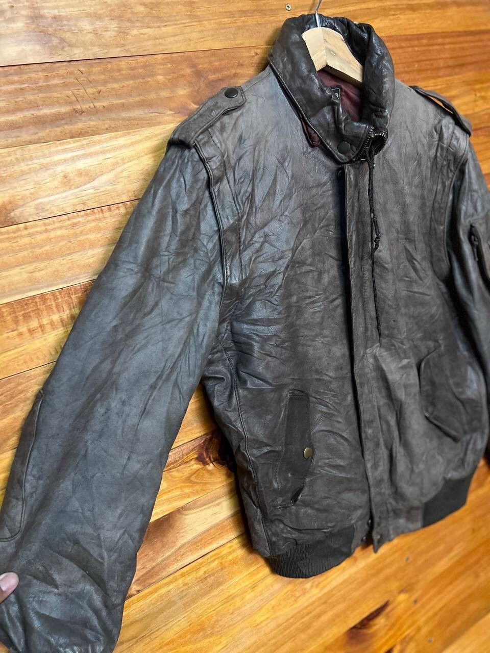Japanese Brand VINTAGE CHASER BIKER LEATHER JACKET Size US M / EU 48-50 / 2 - 4 Thumbnail
