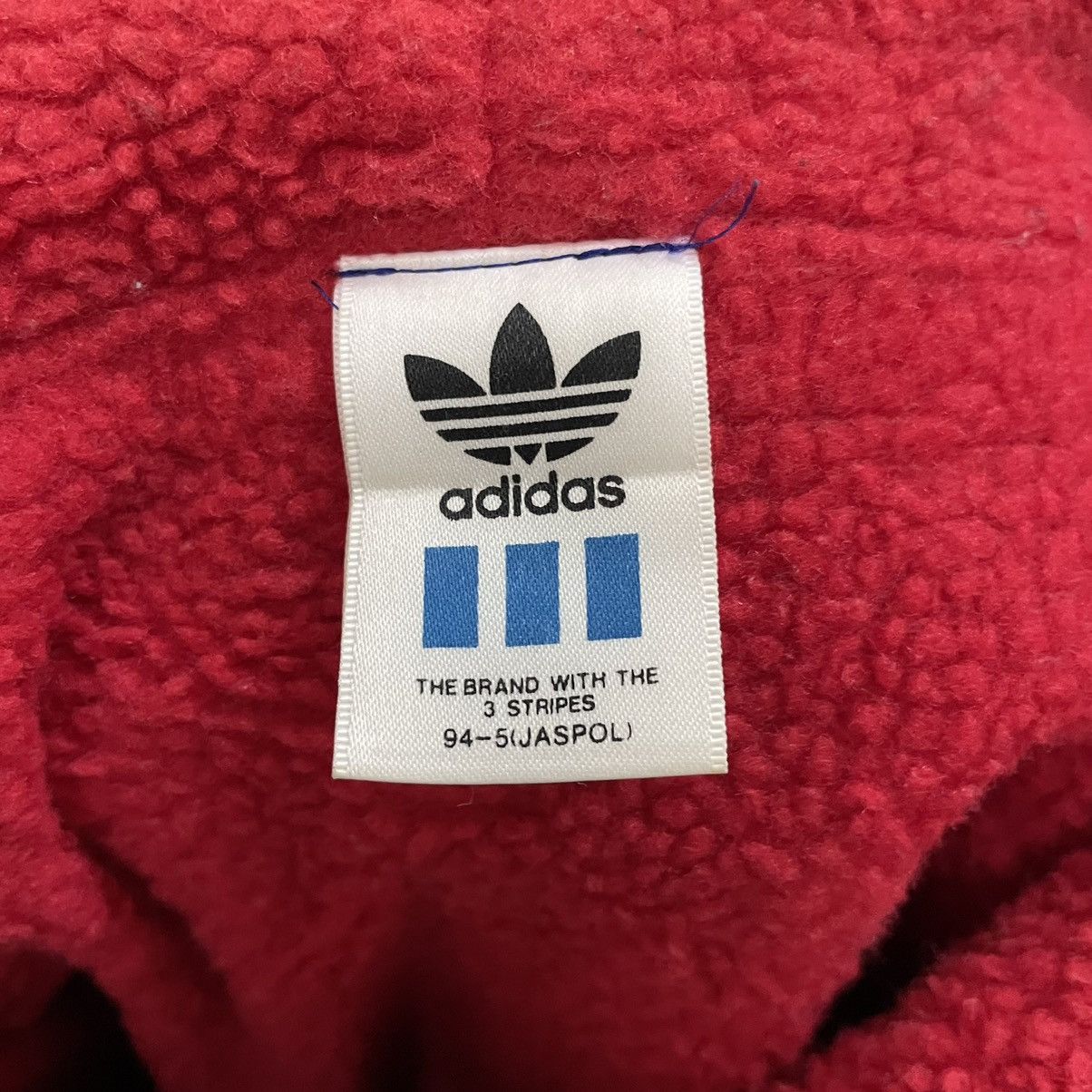 Adidas × Vintage 💥Vintage Adidas Big Logo Hoodie Long Jacket Size US L / EU 52-54 / 3 - 8 Thumbnail