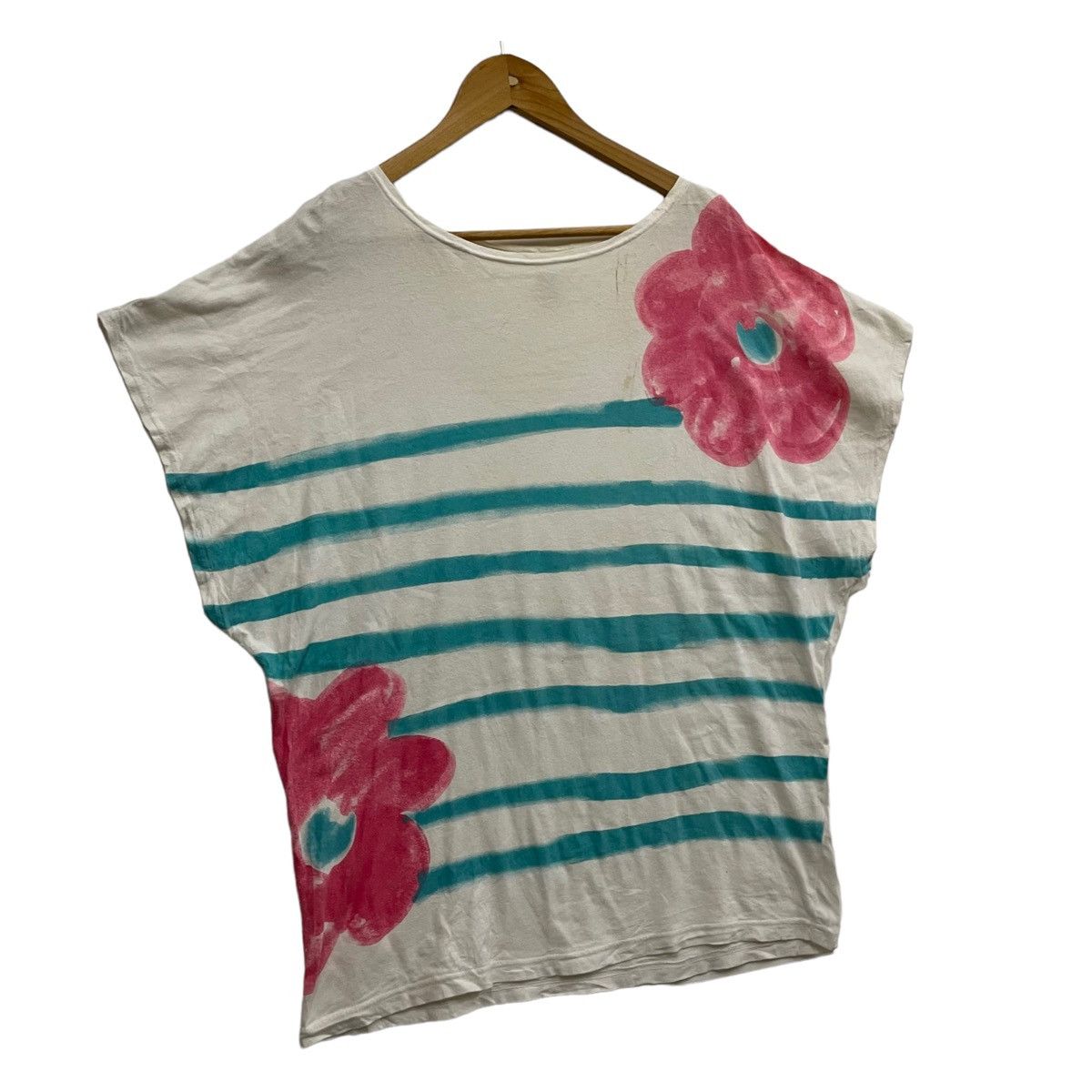 Issey Miyake × Japanese Brand × Tsumori Chisato 💥TSUMORI CHISATO FLOWER PRINTED TOP Size M / US 6-8 / IT 42-44 - 2 Thumbnail