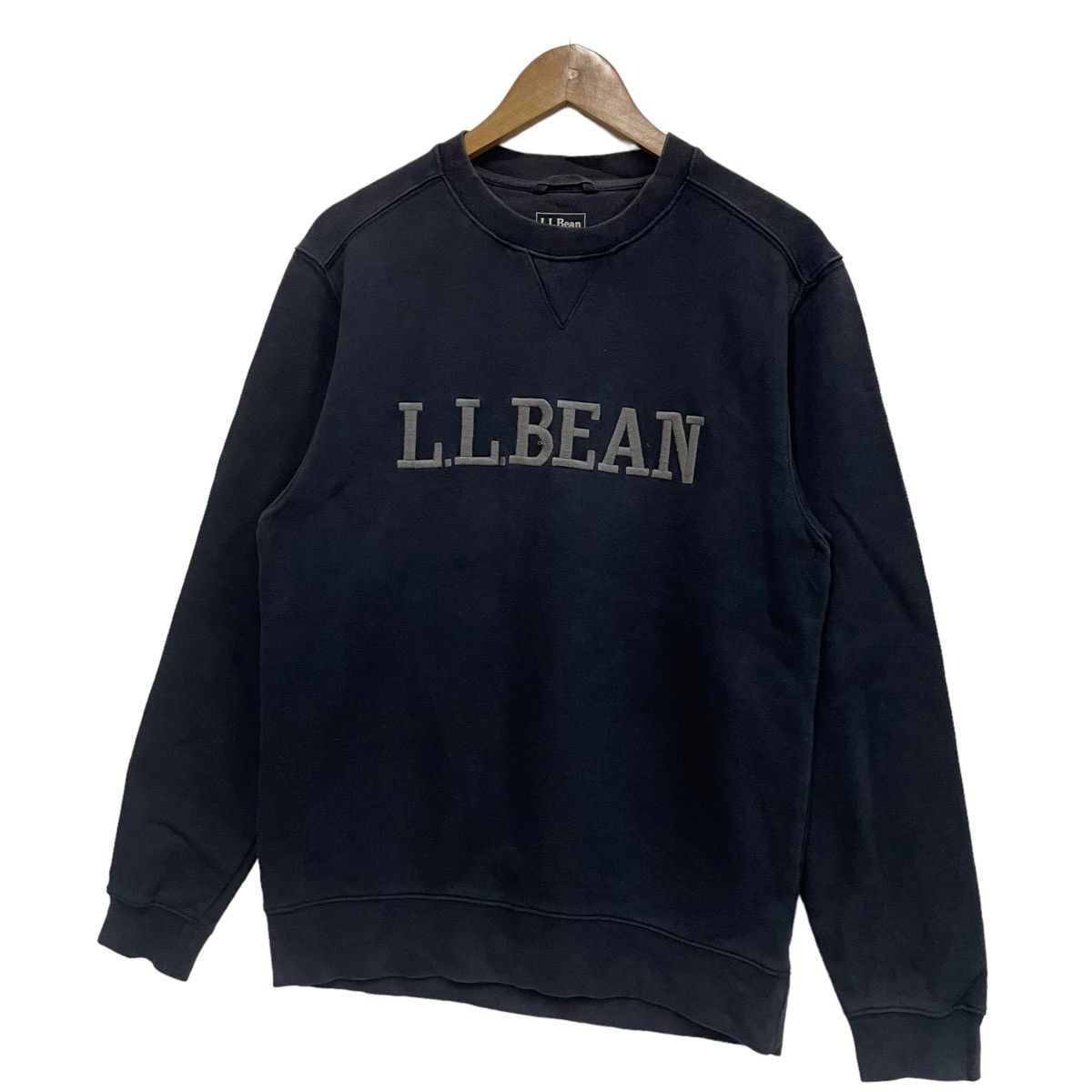 Japanese Brand × L.L. Bean 💥LL BEAN EMBROIDERED SPELLOUT JUMPER SWEATER Size US L / EU 52-54 / 3 - 2 Thumbnail