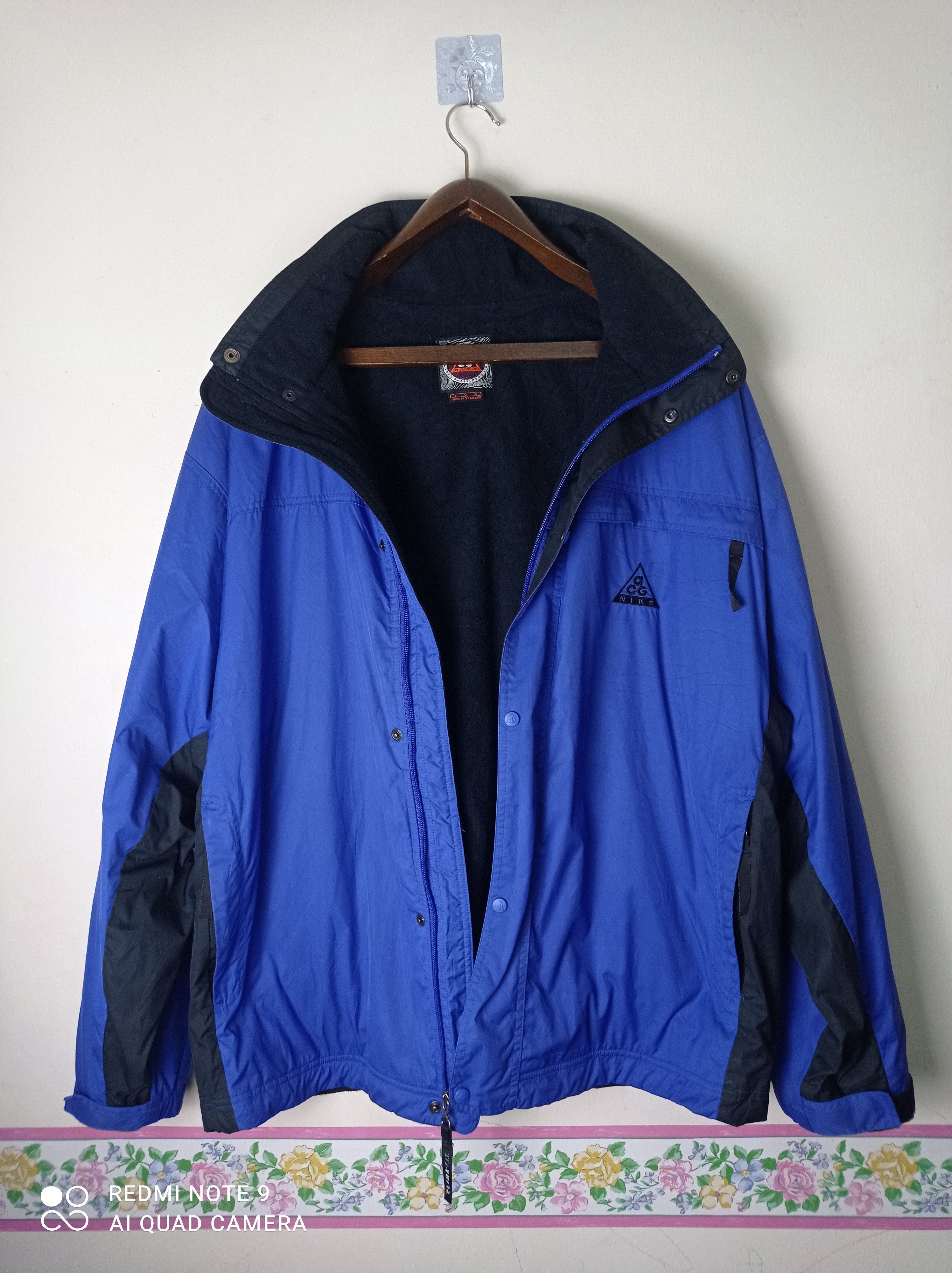 Nike × Nike ACG × Vintage Vintage Nike Acg Ocean Blue Windbreaker Size US L / EU 52-54 / 3 - 3 Thumbnail