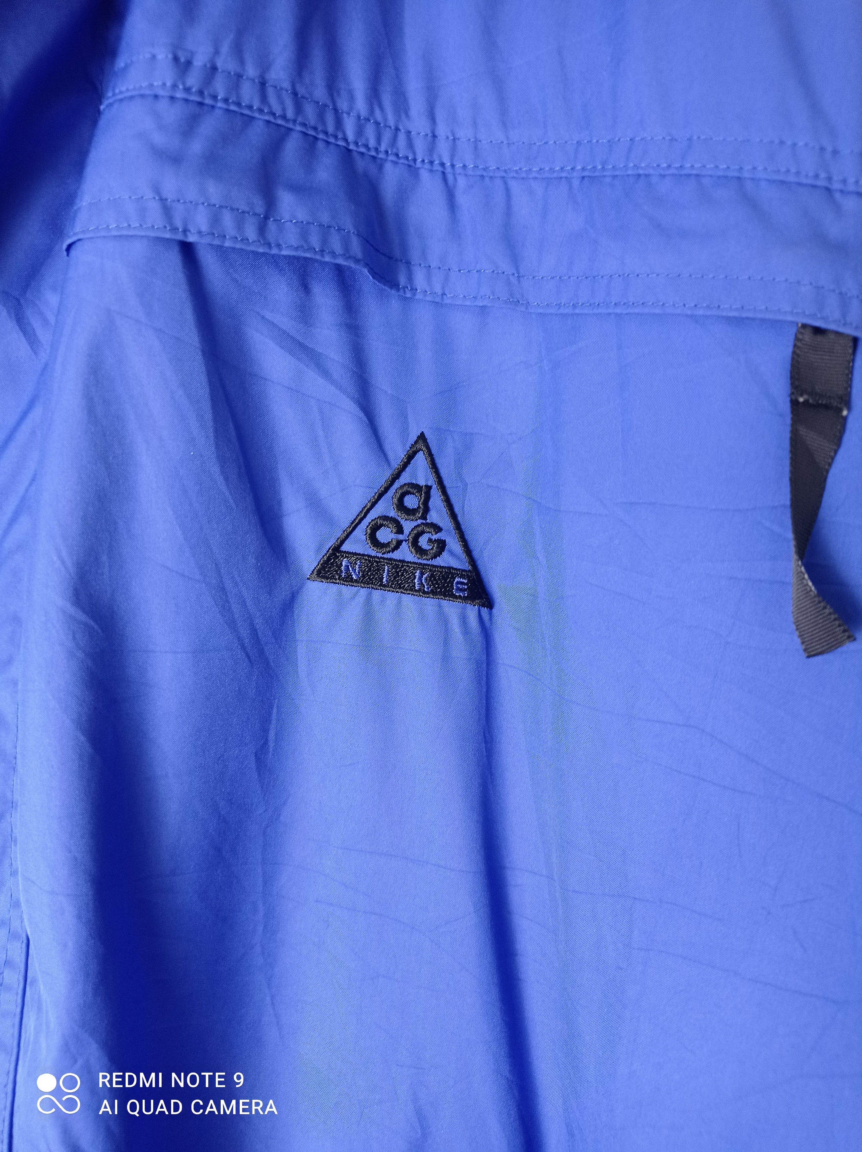 Nike × Nike ACG × Vintage Vintage Nike Acg Ocean Blue Windbreaker Size US L / EU 52-54 / 3 - 6 Thumbnail