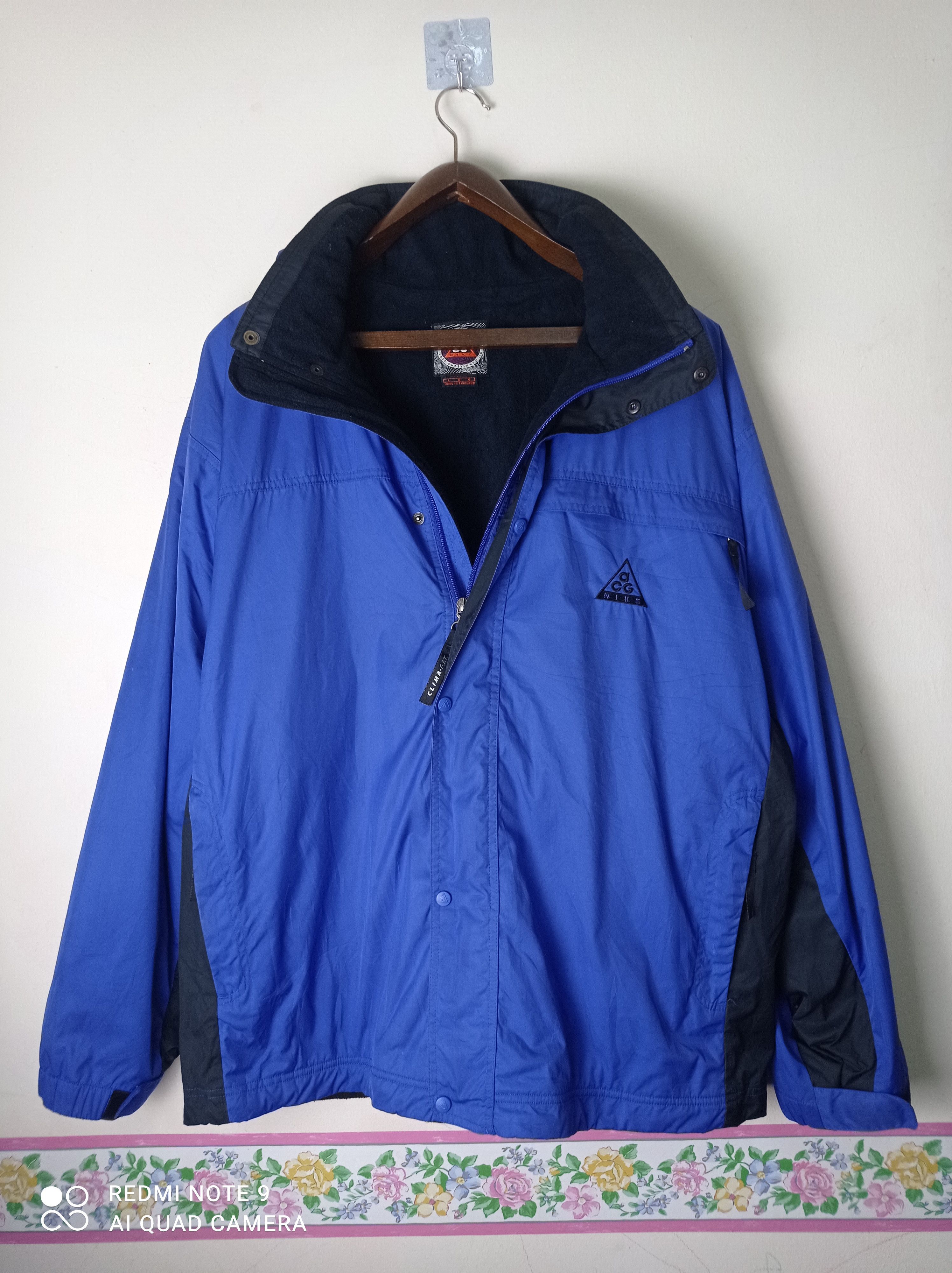Nike × Nike ACG × Vintage Vintage Nike Acg Ocean Blue Windbreaker Size US L / EU 52-54 / 3 - 2 Thumbnail