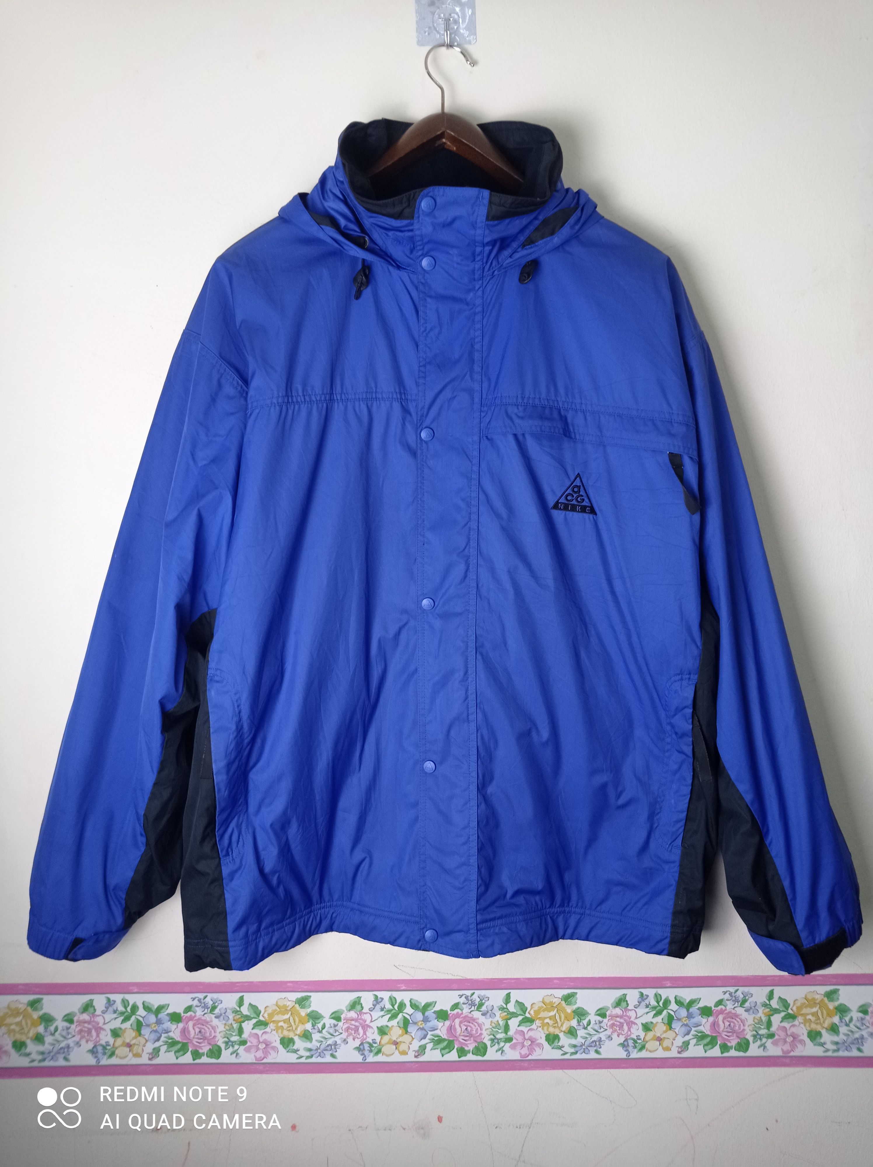 Nike × Nike ACG × Vintage Vintage Nike Acg Ocean Blue Windbreaker Size US L / EU 52-54 / 3 - 1 Thumbnail