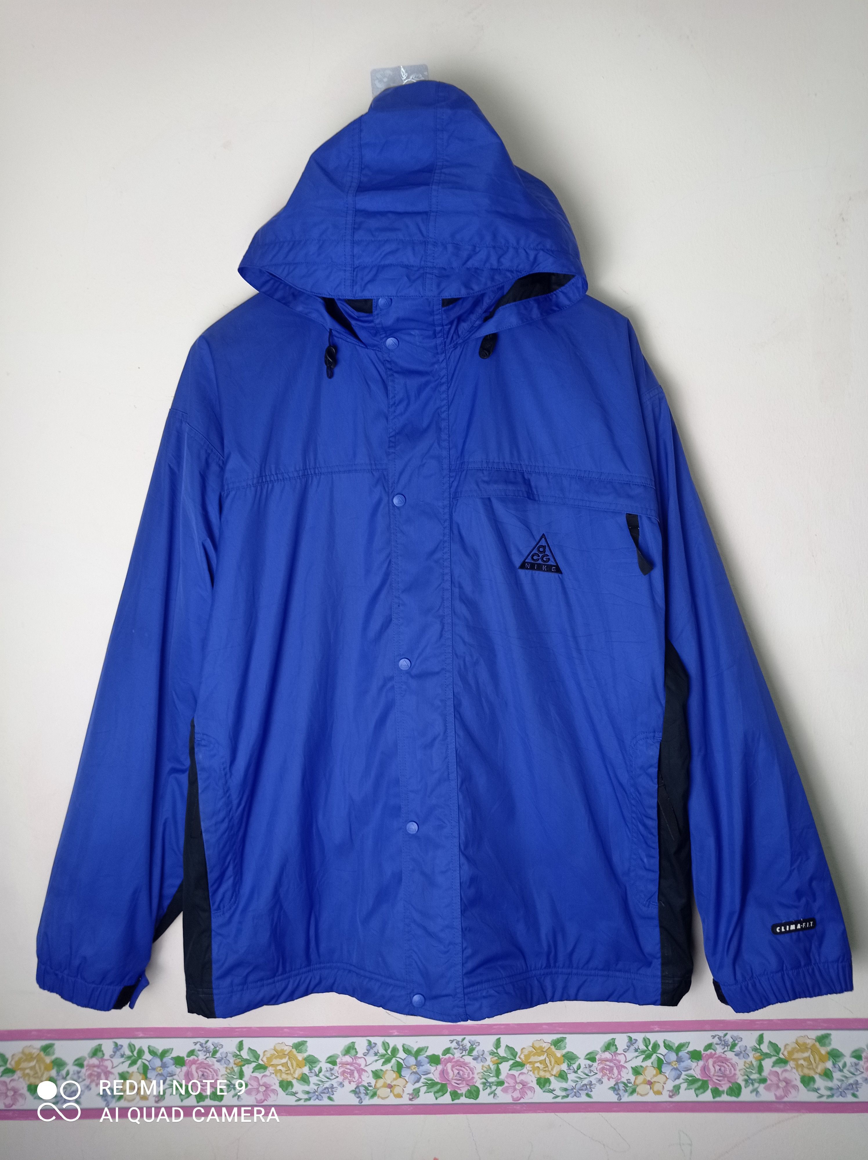 Nike × Nike ACG × Vintage Vintage Nike Acg Ocean Blue Windbreaker Size US L / EU 52-54 / 3 - 4 Thumbnail