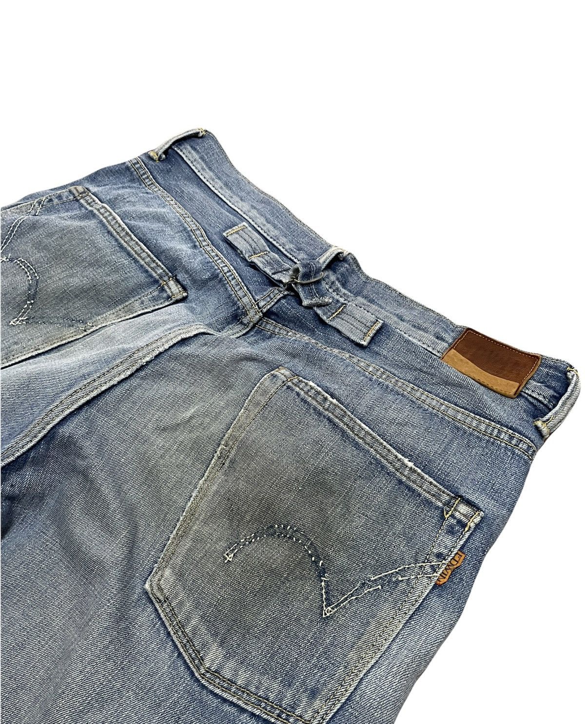 Edwin Vintage Edwin 505Z Selvedge Aging Faded Distressed Denim Size US 37 - 12 Thumbnail