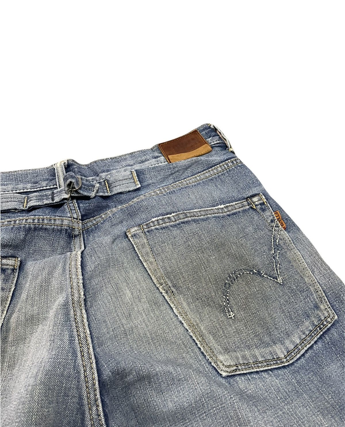 Edwin Vintage Edwin 505Z Selvedge Aging Faded Distressed Denim Size US 37 - 13 Thumbnail