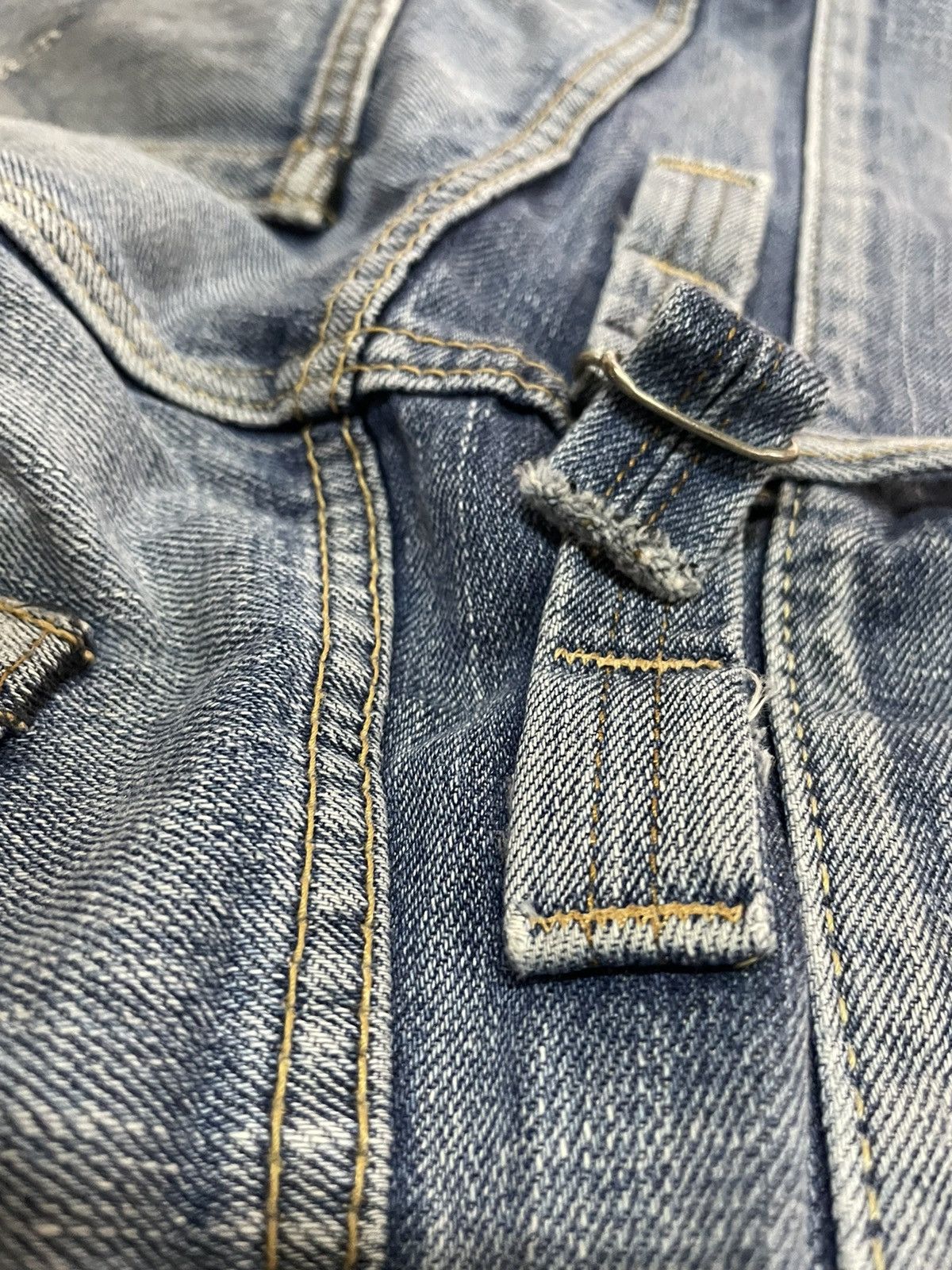 Edwin Vintage Edwin 505Z Selvedge Aging Faded Distressed Denim Size US 37 - 18 Thumbnail
