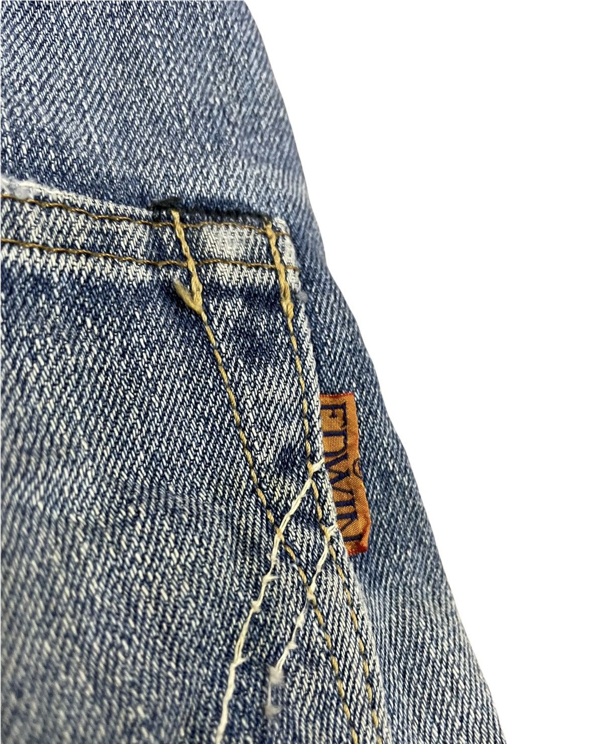 Edwin Vintage Edwin 505Z Selvedge Aging Faded Distressed Denim Size US 37 - 14 Thumbnail