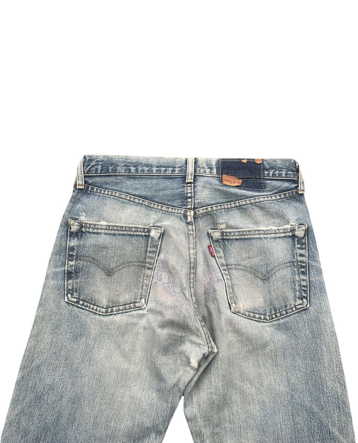 Levi's Vintage Levis 502 E Aging Selvedge Distressed Denim Size US 29 - 9 Thumbnail