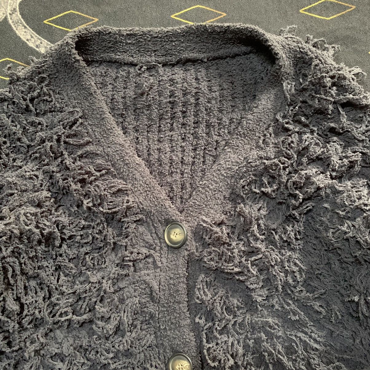 Designer × Vintage RARE✨ININNN FAUX FUR MOHAIR SEDITIONARIES PUNK CARDIGAN Size US M / EU 48-50 / 2 - 4 Thumbnail