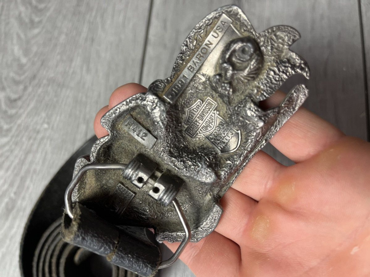 Harley Davidson Vintage Harley Davidson made in usa belt one size Size ONE SIZE - 2 Thumbnail