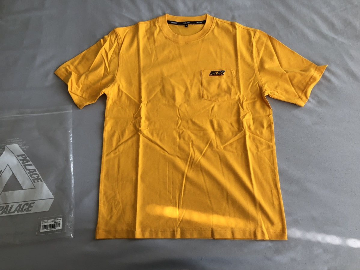 Palace Palace basically pocket tee citrus yellow short sleev Size US M / EU 48-50 / 2 - 1 Thumbnail