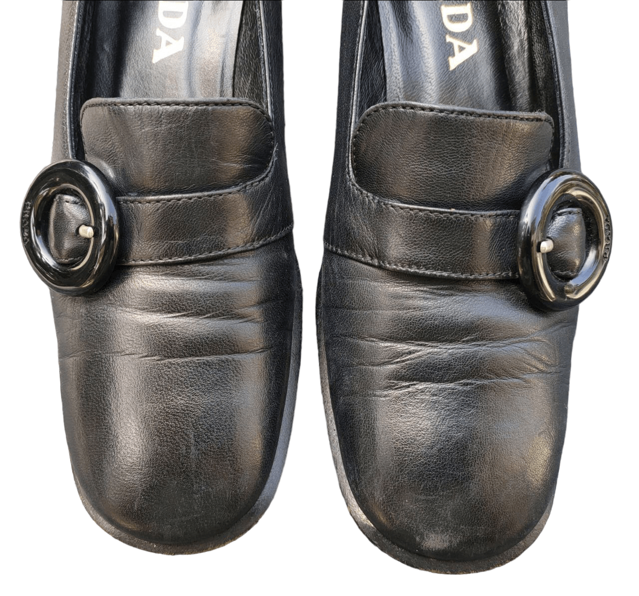 Prada Prada Leather Loafers Shoes Size US 6.5 / IT 36.5 - 2 Thumbnail