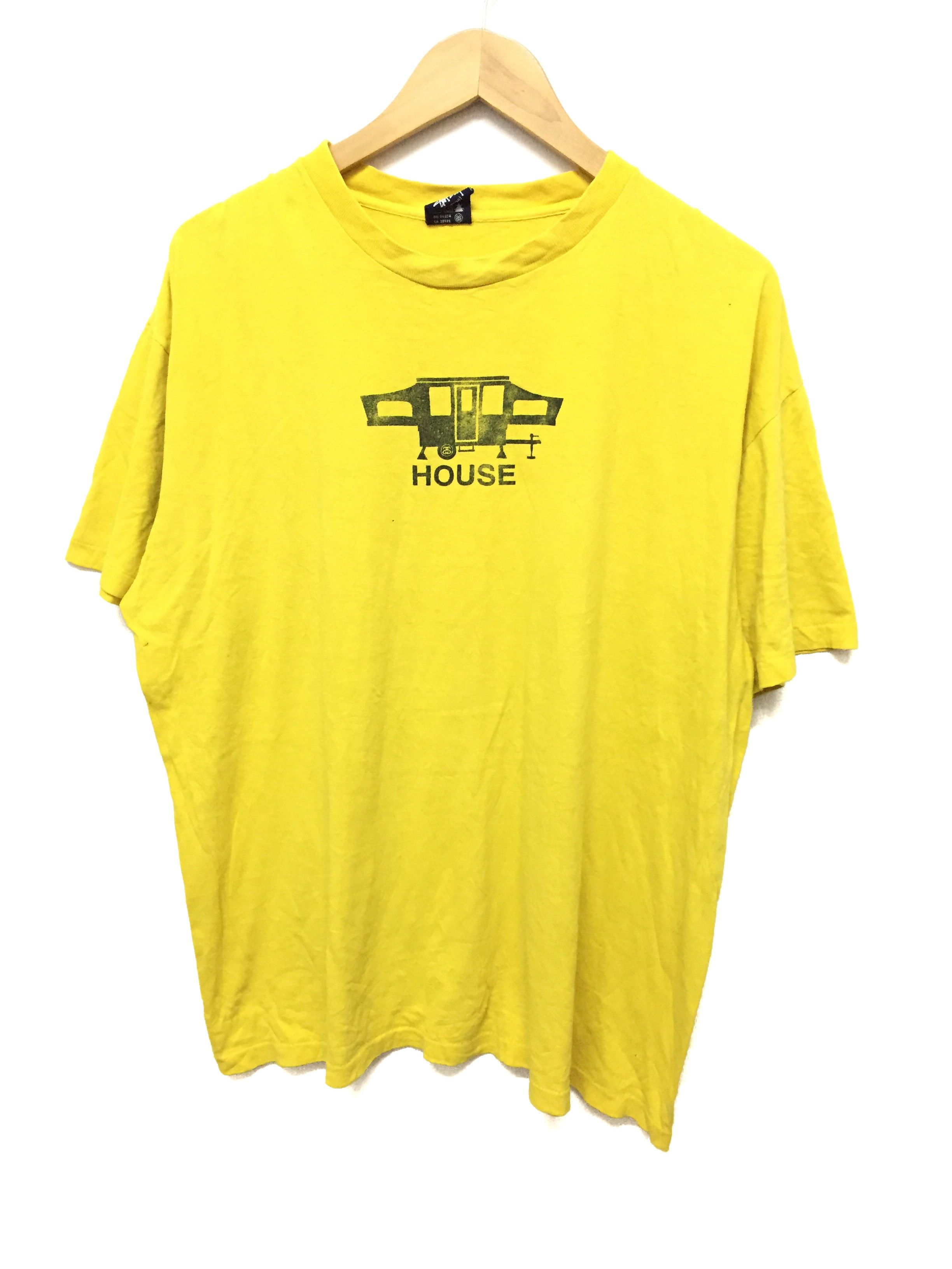 Stussy × Vintage 90's STUSSY House tee Size US XL / EU 56 / 4 - 1 Thumbnail