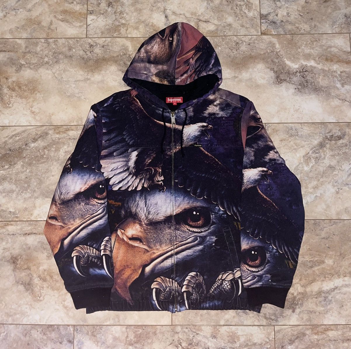 オンライン取寄 supreme Eagle Hooded Work Jacket xl | yasnabeauty.com