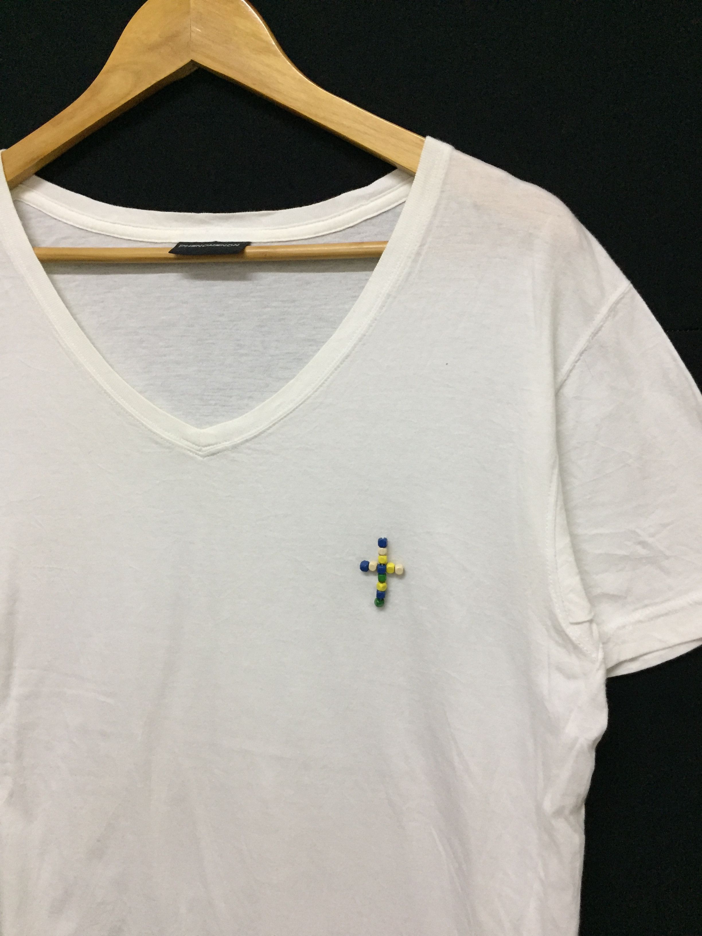 PHENOMENON SS12 Bead wood cross tee Size US M / EU 48-50 / 2 - 5 Thumbnail