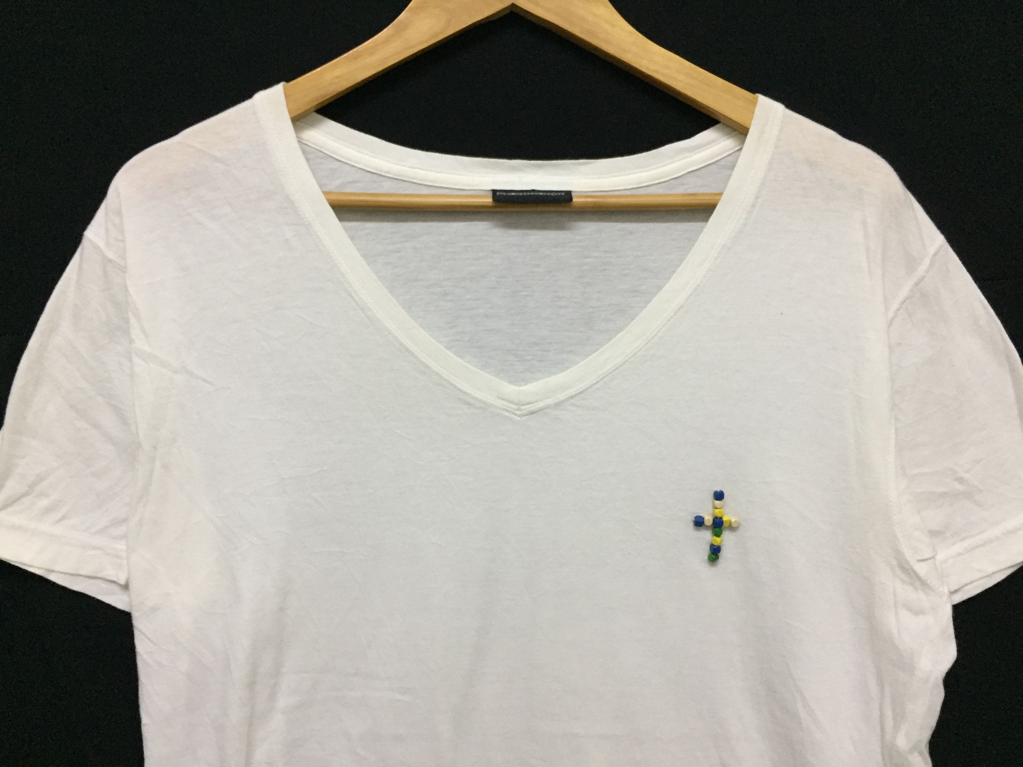PHENOMENON SS12 Bead wood cross tee Size US M / EU 48-50 / 2 - 3 Thumbnail