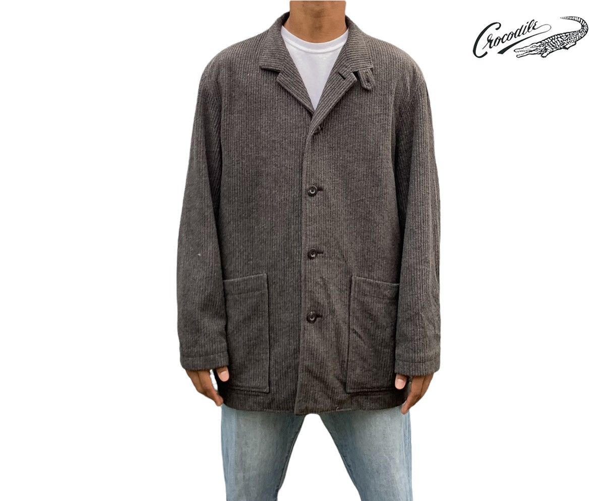 Vintage 👹Vintage Chore Coat Corduroy Design By Crocodile Classic Size US L / EU 52-54 / 3 - 4 Thumbnail