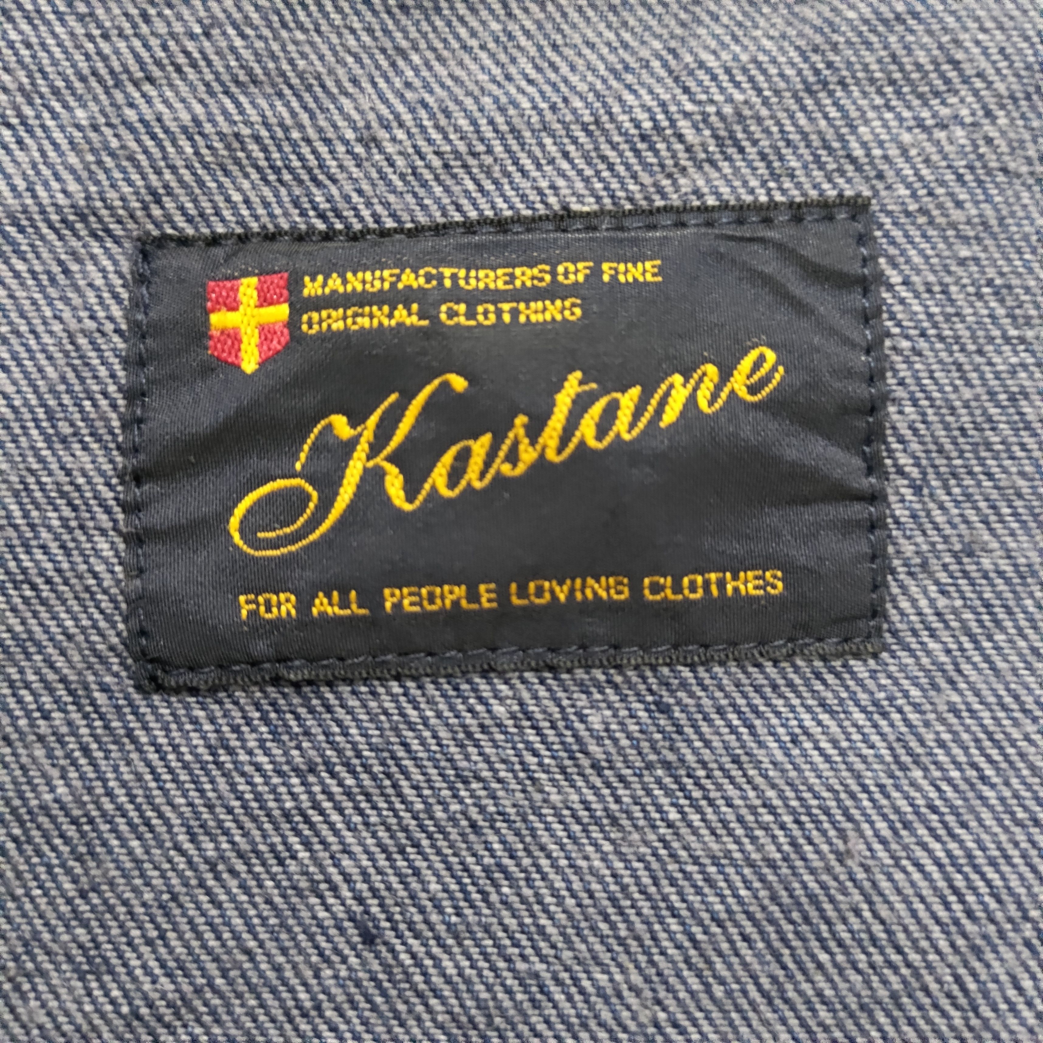 Vintage 👹Japanese Brand Kastane Clothing Denim Kimono Size US L / EU 52-54 / 3 - 7 Thumbnail