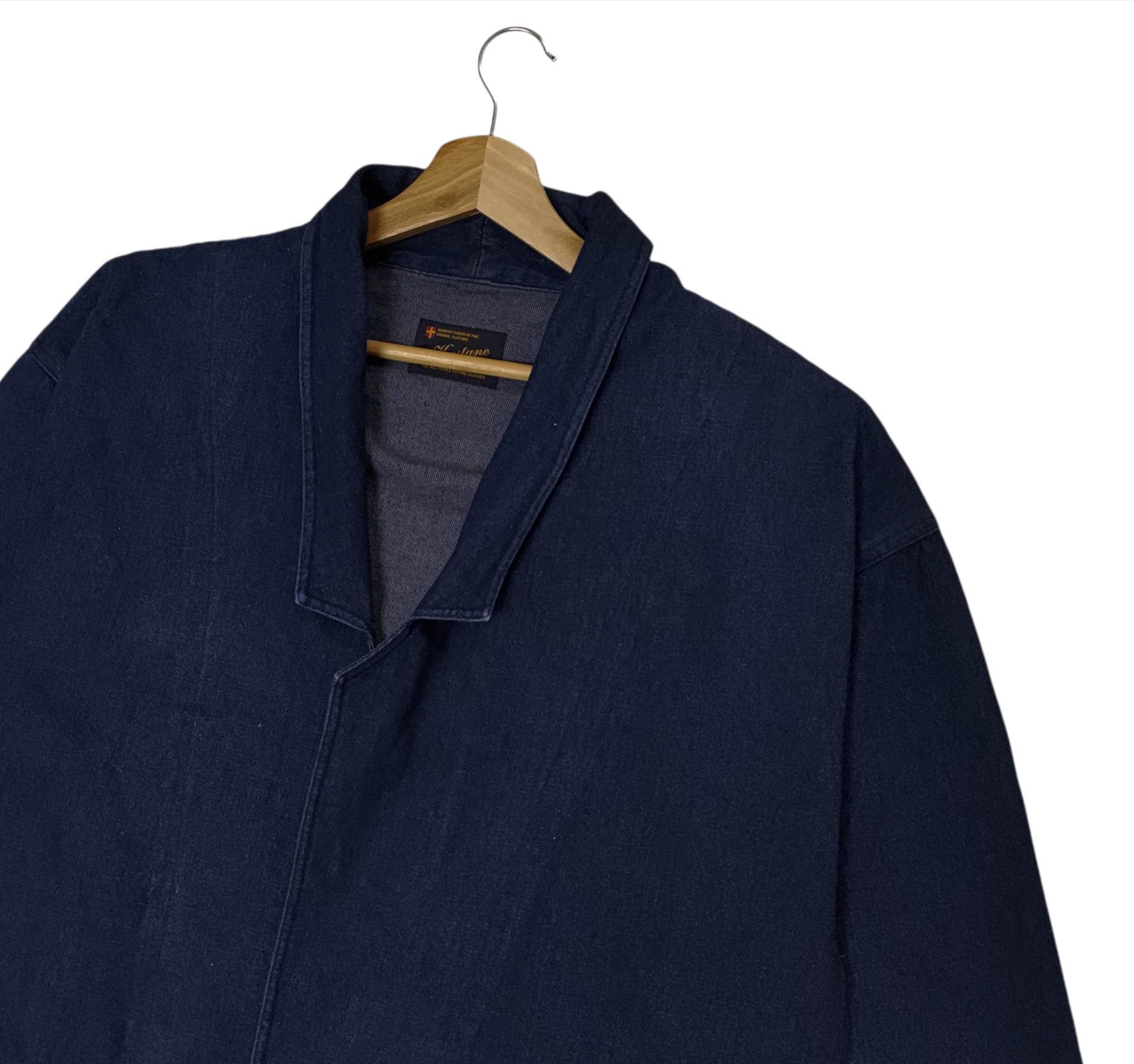 Vintage 👹Japanese Brand Kastane Clothing Denim Kimono Size US L / EU 52-54 / 3 - 4 Thumbnail