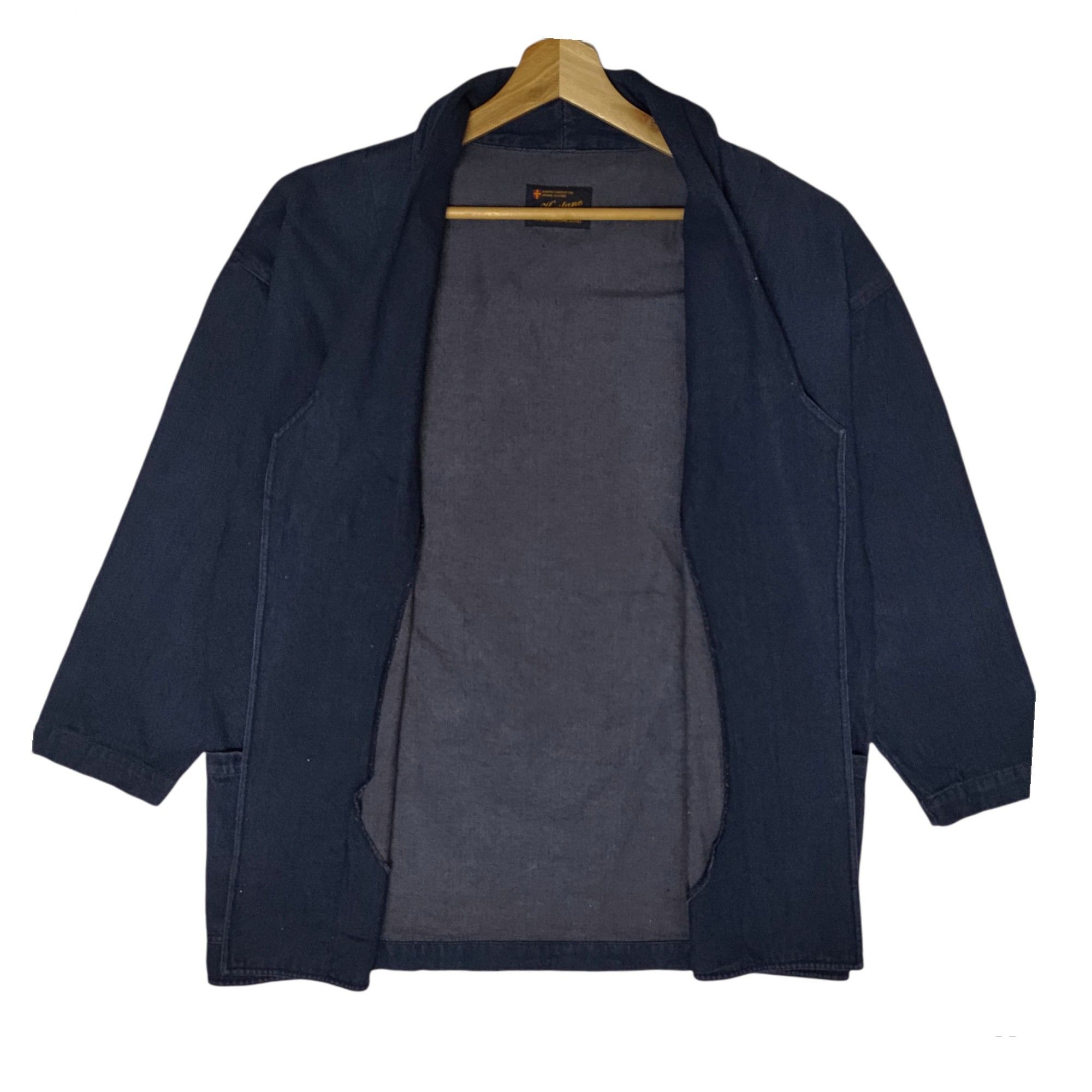 Vintage 👹Japanese Brand Kastane Clothing Denim Kimono Size US L / EU 52-54 / 3 - 2 Thumbnail