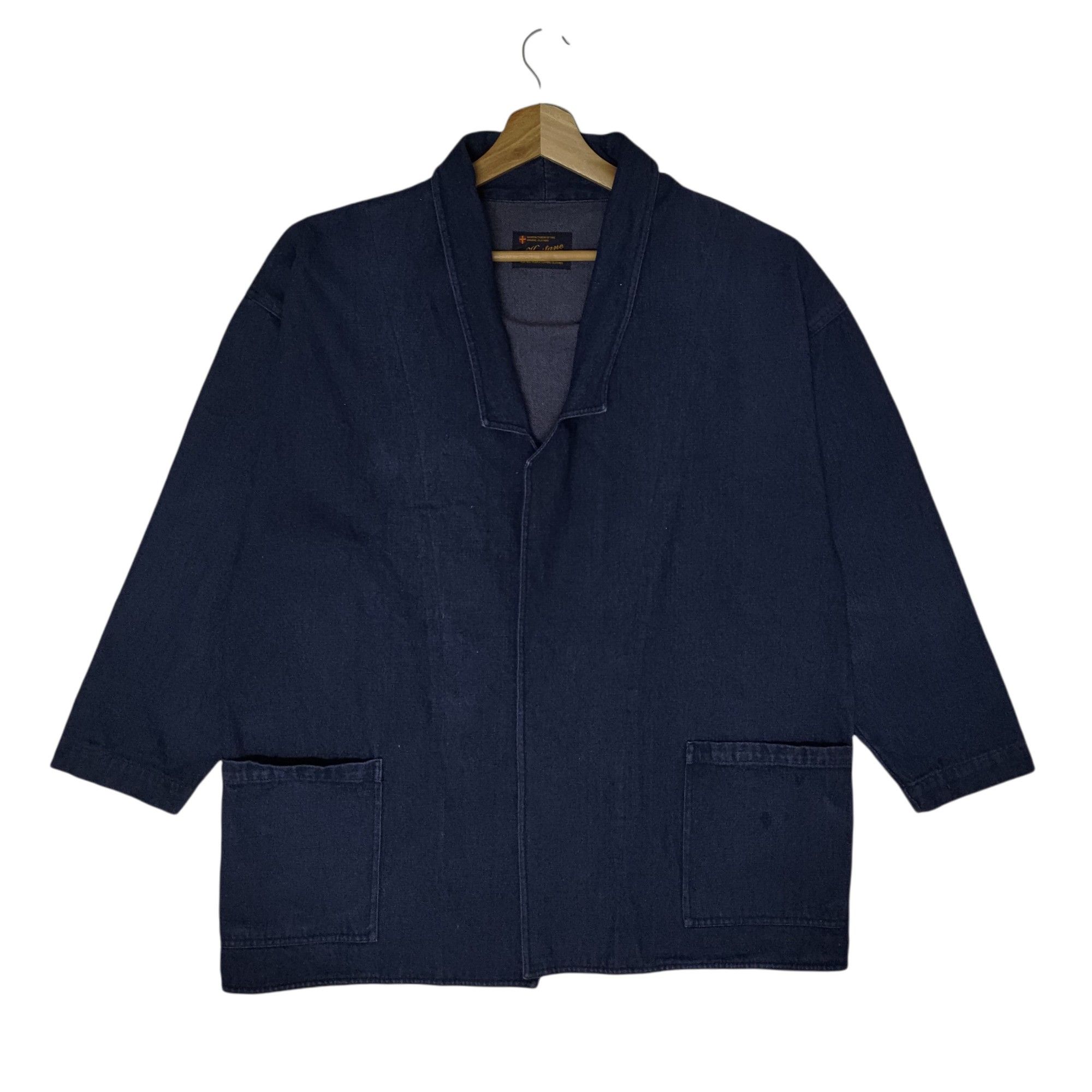 Vintage 👹Japanese Brand Kastane Clothing Denim Kimono Size US L / EU 52-54 / 3 - 5 Thumbnail