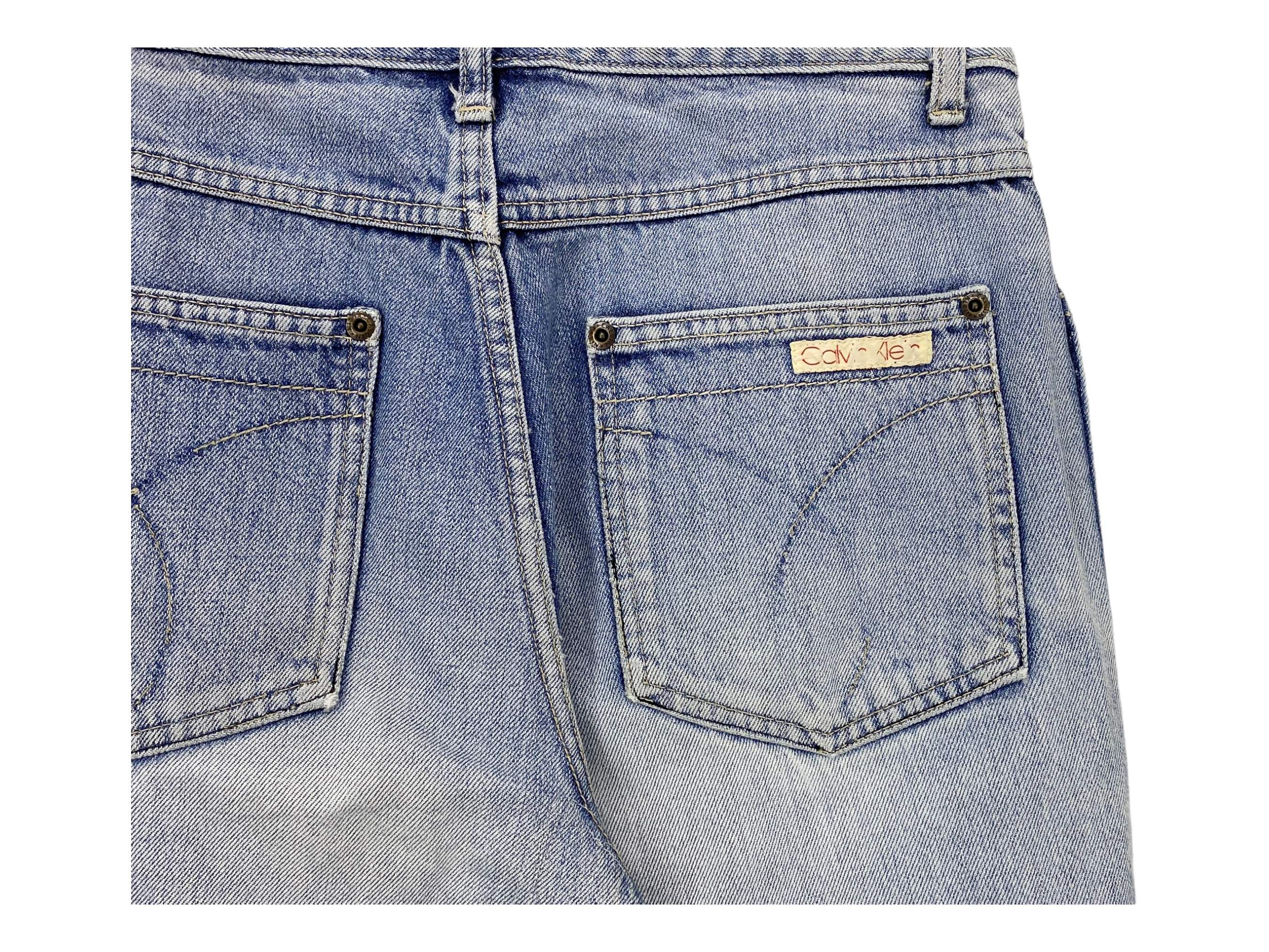 Calvin Klein Vintage Calvin Klein High-Waist 90s Jeans – Classic Denim Size 28" / US 6 / IT 42 - 8 Thumbnail