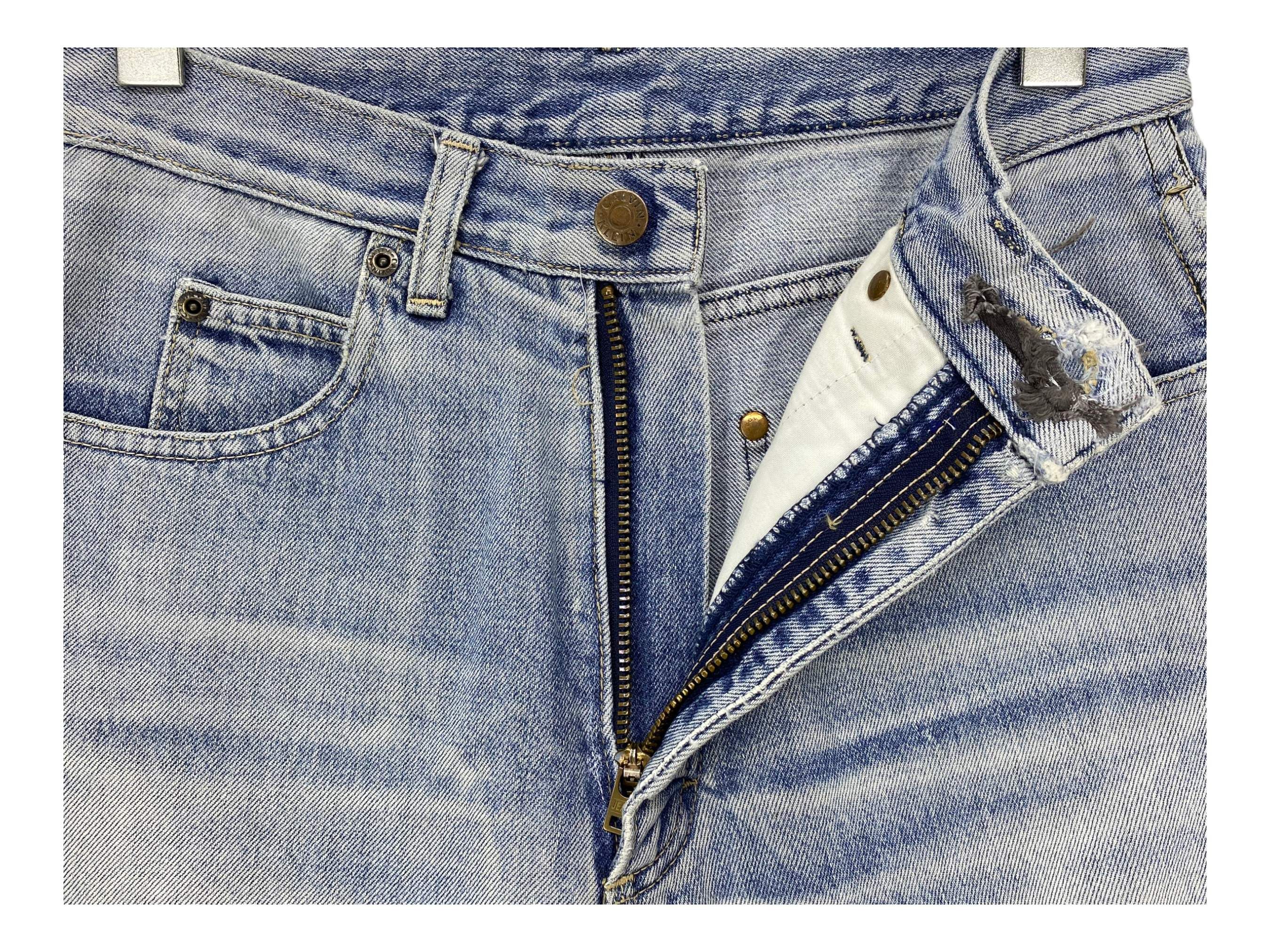 Calvin Klein Vintage Calvin Klein High-Waist 90s Jeans – Classic Denim Size 28" / US 6 / IT 42 - 3 Thumbnail