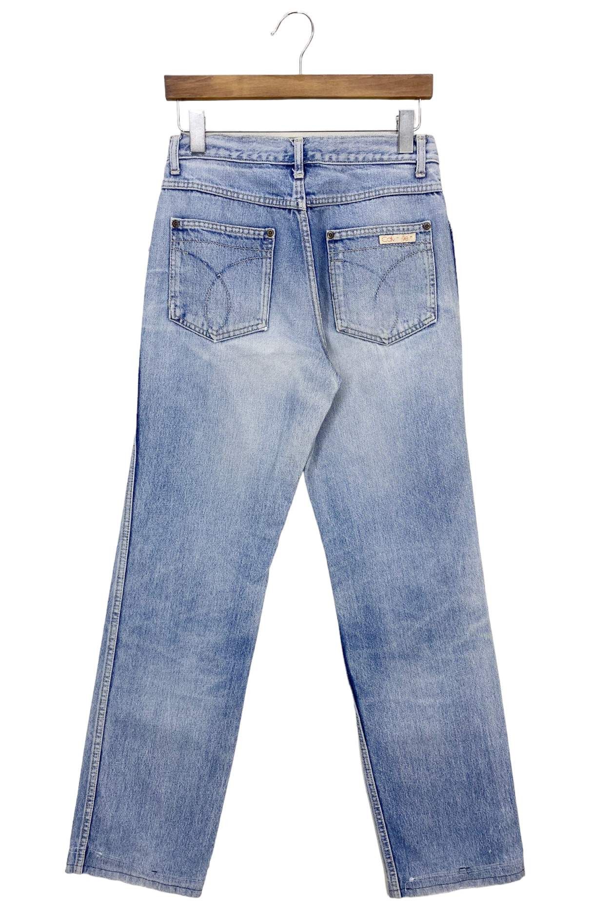 Calvin Klein Vintage Calvin Klein High-Waist 90s Jeans – Classic Denim Size 28" / US 6 / IT 42 - 2 Thumbnail