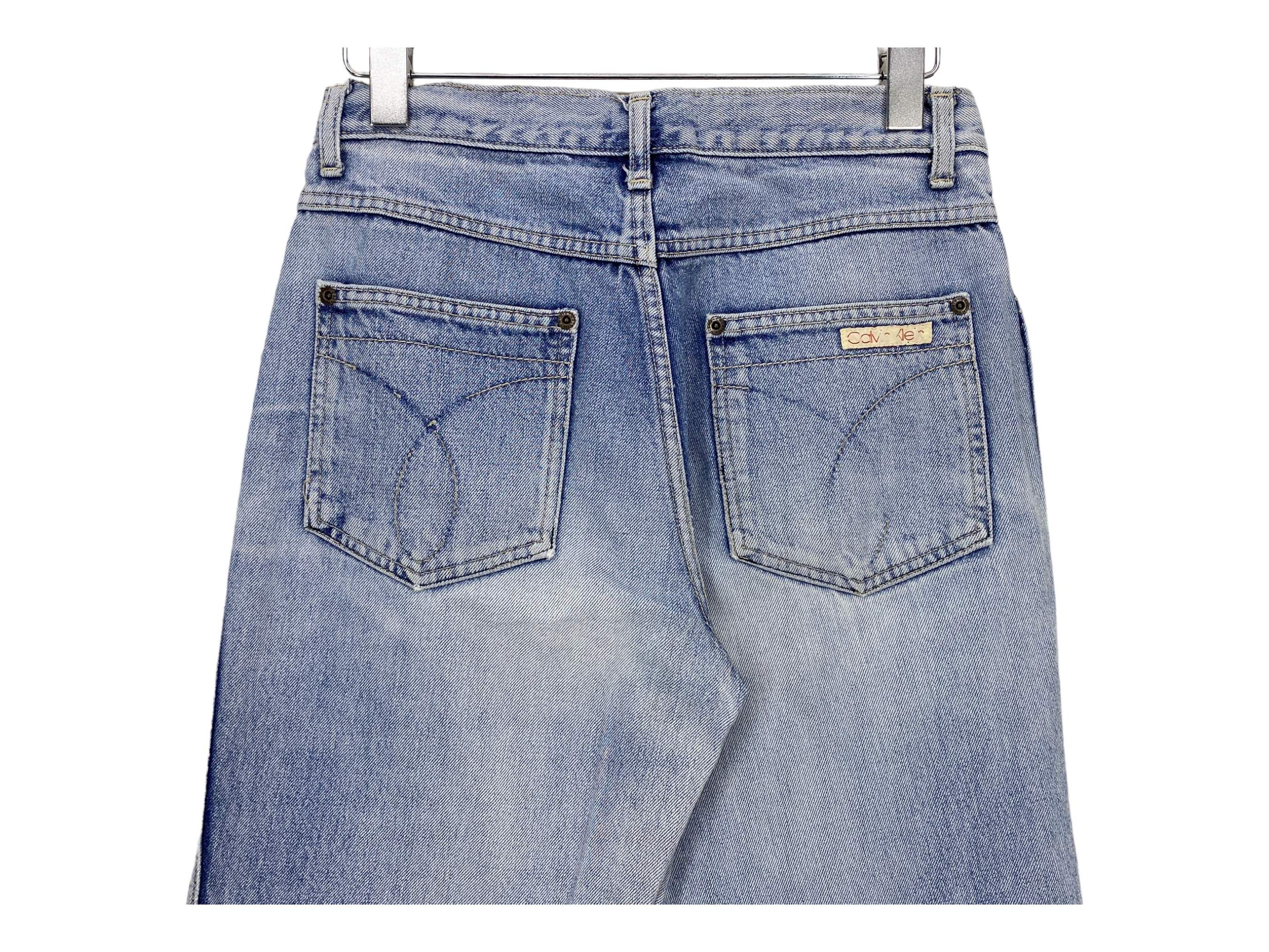 Calvin Klein Vintage Calvin Klein High-Waist 90s Jeans – Classic Denim Size 28" / US 6 / IT 42 - 7 Thumbnail