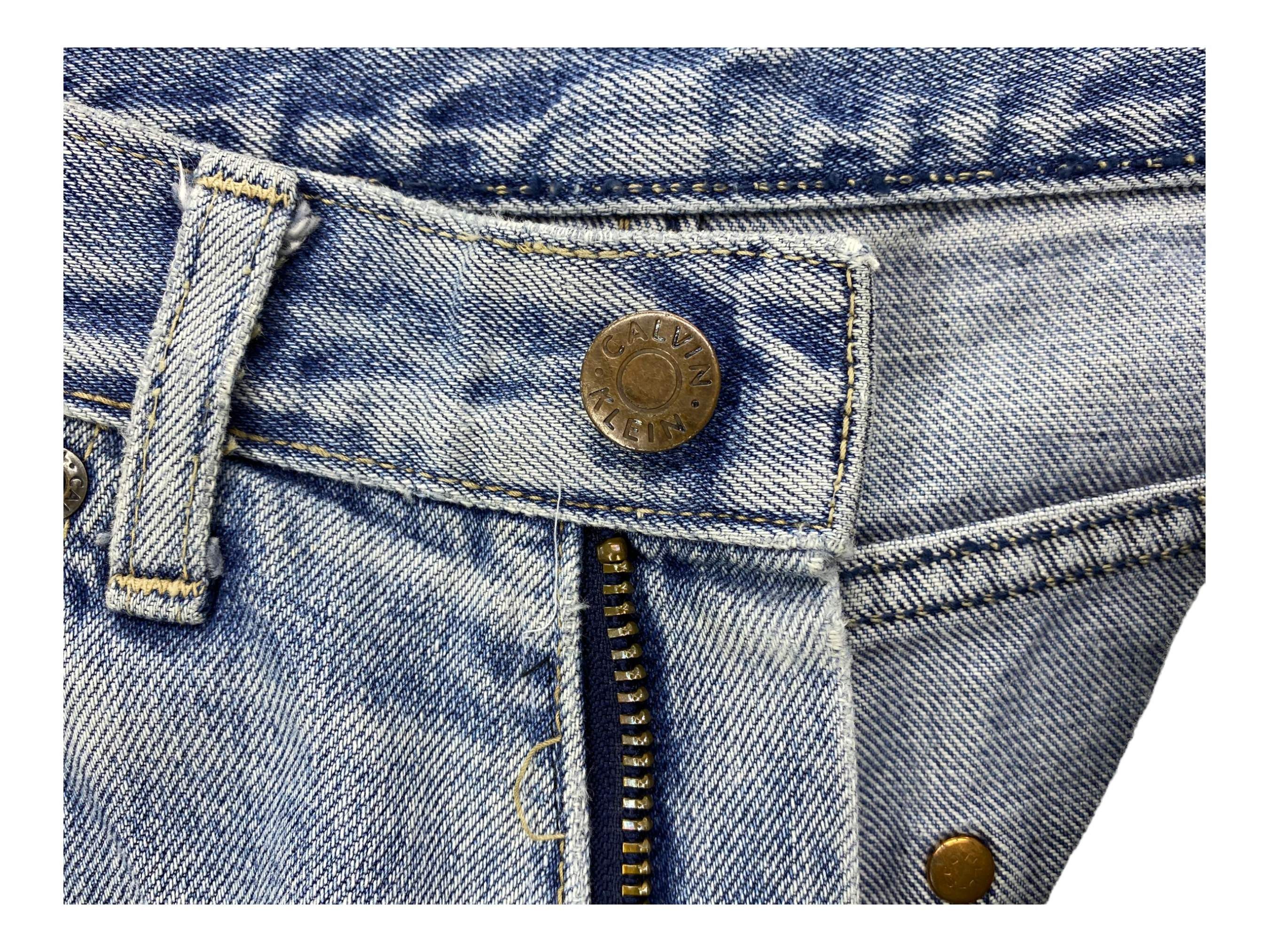 Calvin Klein Vintage Calvin Klein High-Waist 90s Jeans – Classic Denim Size 28" / US 6 / IT 42 - 11 Thumbnail