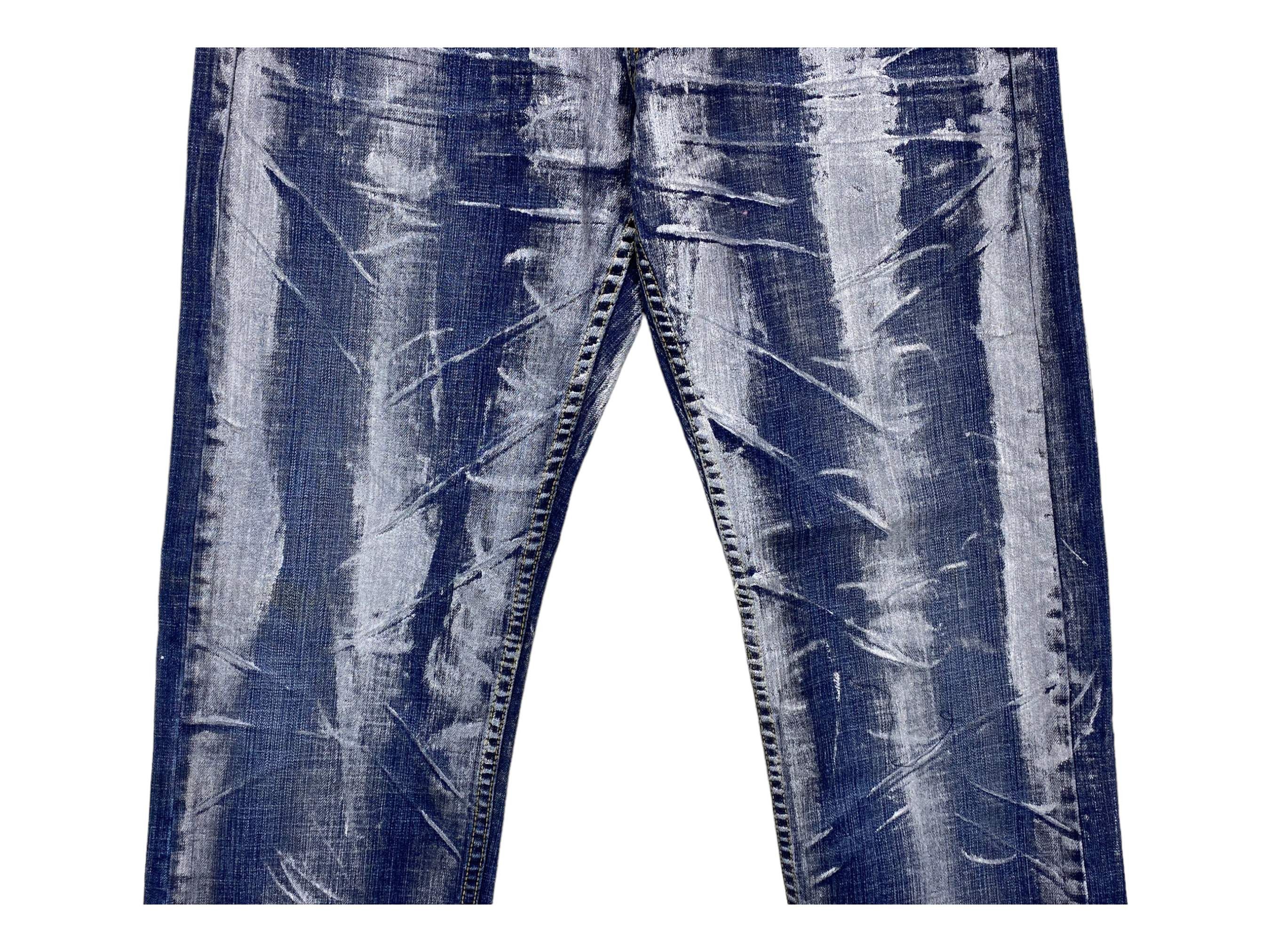 Japanese Brand Gado Namitatsu Jeans Acid Wash Jeans Waist 32 Size US 32 / EU 48 - 6 Thumbnail