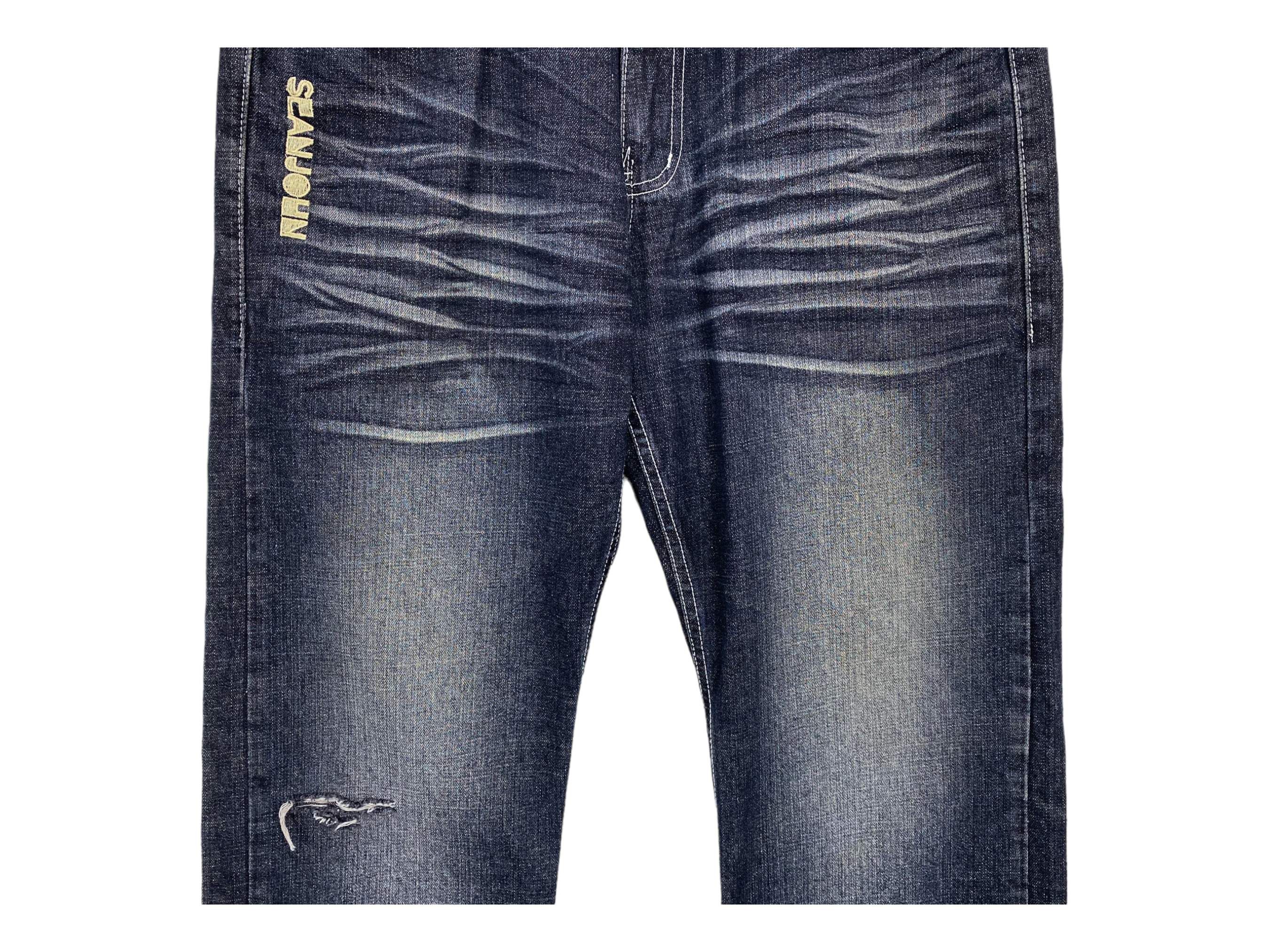 Sean John Sean John Hip Hop Skateboard Jeans Embroided Baggy Jeans Size US 34 / EU 50 - 5 Thumbnail