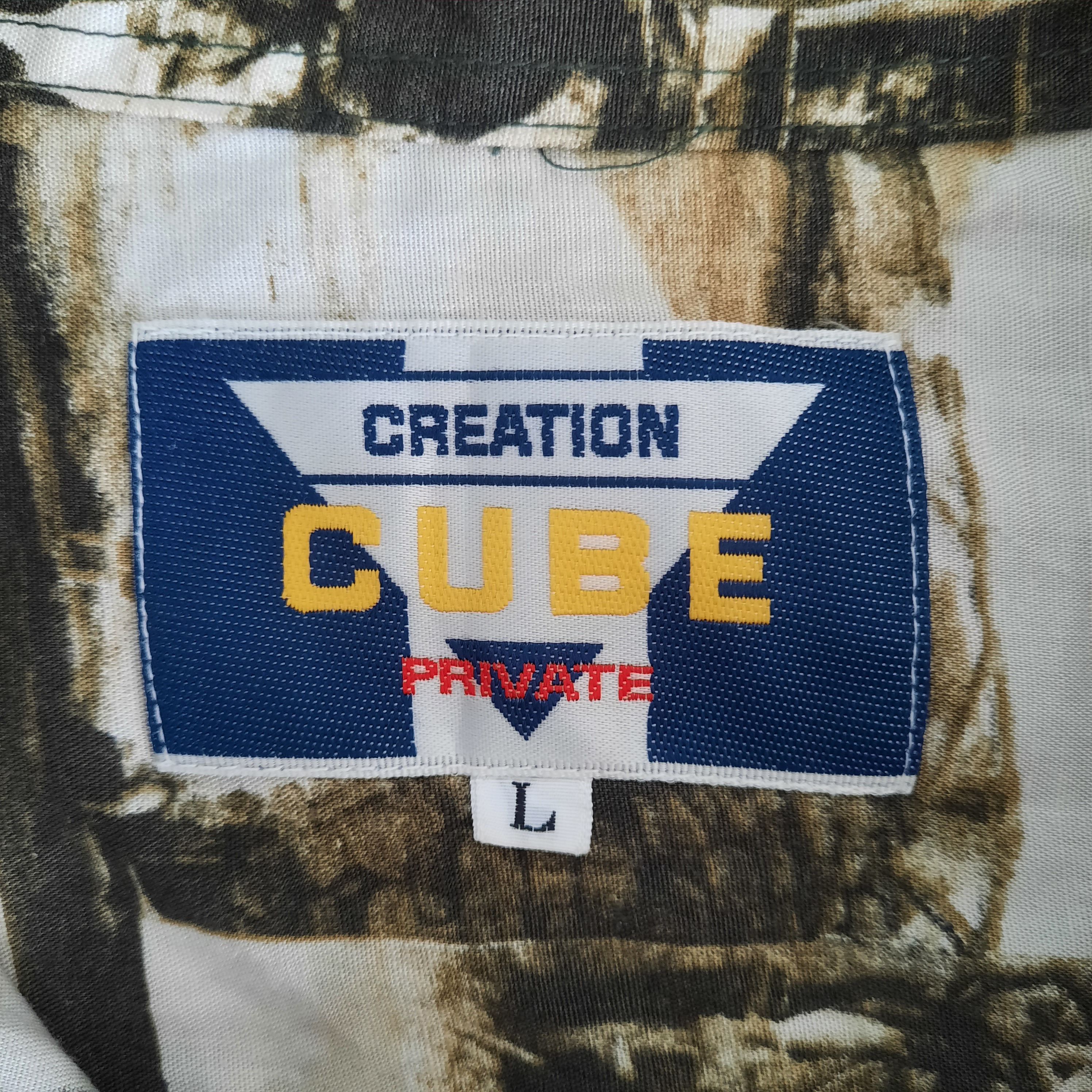 Japanese Brand 🔥Vintage creation cube private monochrome shirt Size US L / EU 52-54 / 3 - 4 Thumbnail
