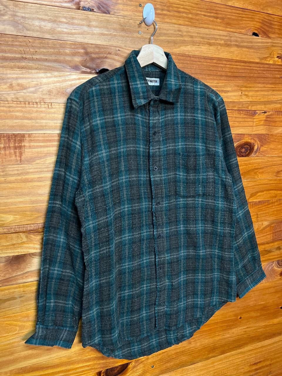 Japanese Brand SKY MASTER PLAID BUTTON UP FLANNEL Size US M / EU 48-50 / 2 - 2 Thumbnail