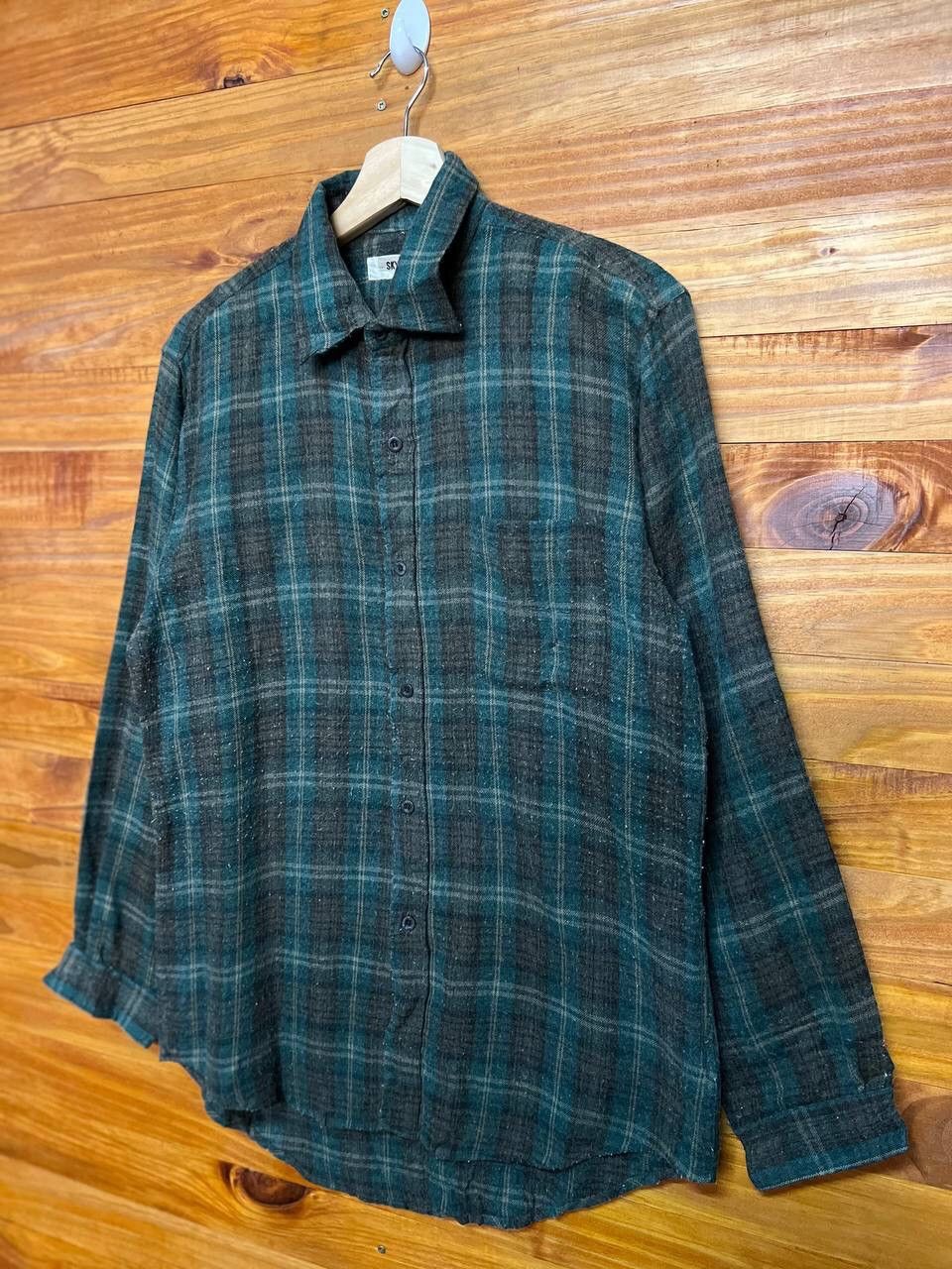 Japanese Brand SKY MASTER PLAID BUTTON UP FLANNEL Size US M / EU 48-50 / 2 - 3 Thumbnail
