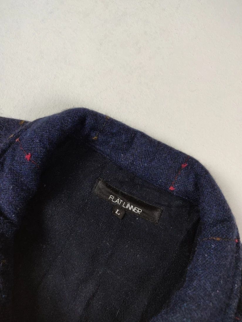 Japanese Brand ⚡ Final Drop! Flat Linner Checkered Dot Jacket Coat Parka Size US L / EU 52-54 / 3 - 4 Thumbnail