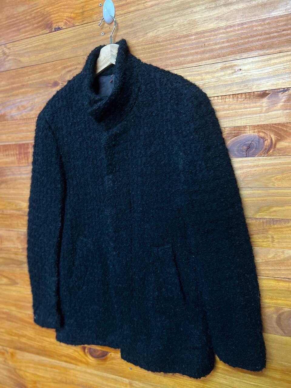 ADAM ET ROPE ADAM ROPE BLACK MOHAIR JACKET MADE IN JAPAN Size US XXS / EU 40 - 3 Thumbnail