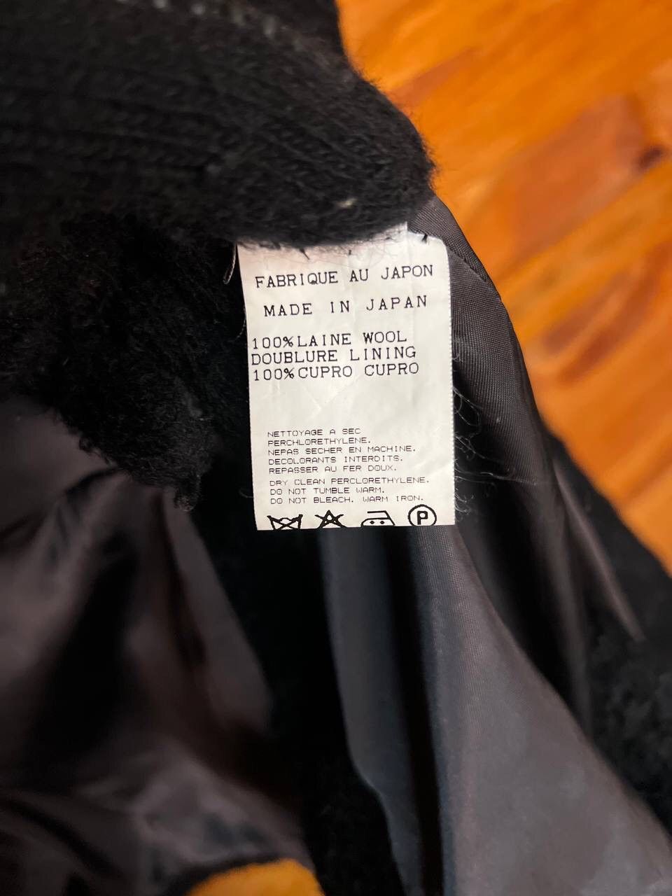 ADAM ET ROPE ADAM ROPE BLACK MOHAIR JACKET MADE IN JAPAN Size US XXS / EU 40 - 13 Thumbnail