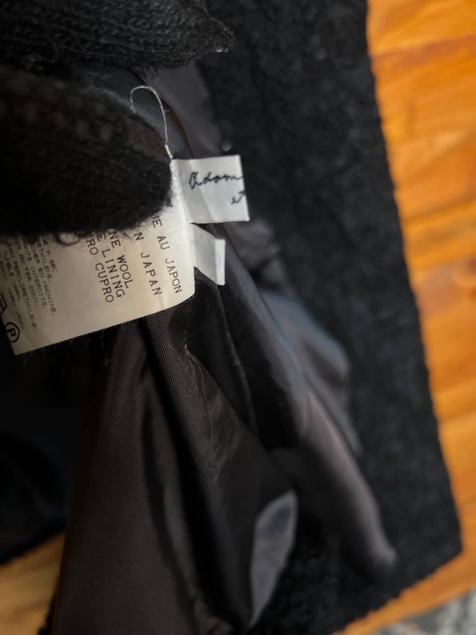 ADAM ET ROPE ADAM ROPE BLACK MOHAIR JACKET MADE IN JAPAN Size US XXS / EU 40 - 14 Thumbnail
