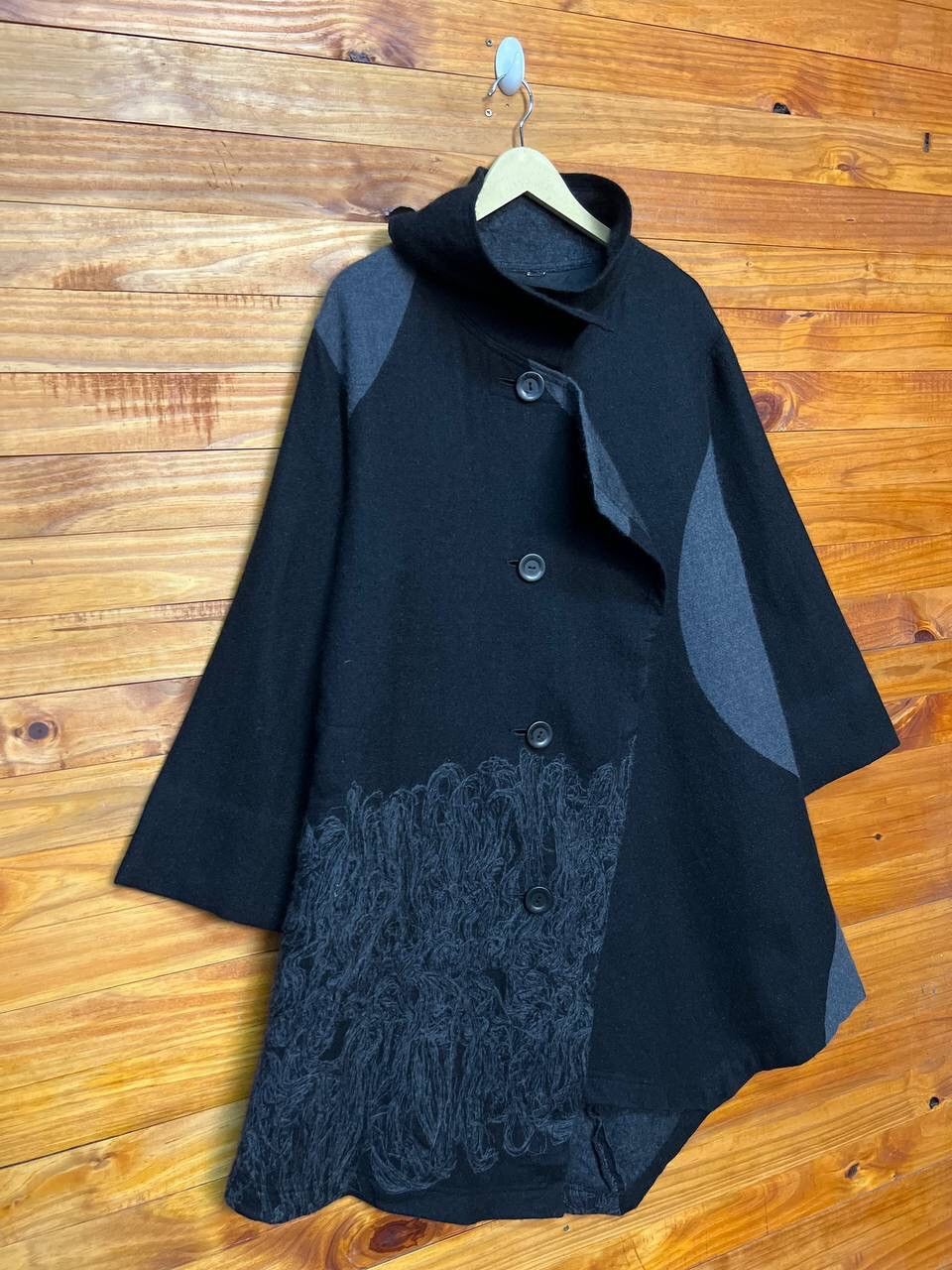 Japanese Brand ABSTRACT WOOL JACKET Size XL / US 12-14 / IT 48-50 - 3 Thumbnail