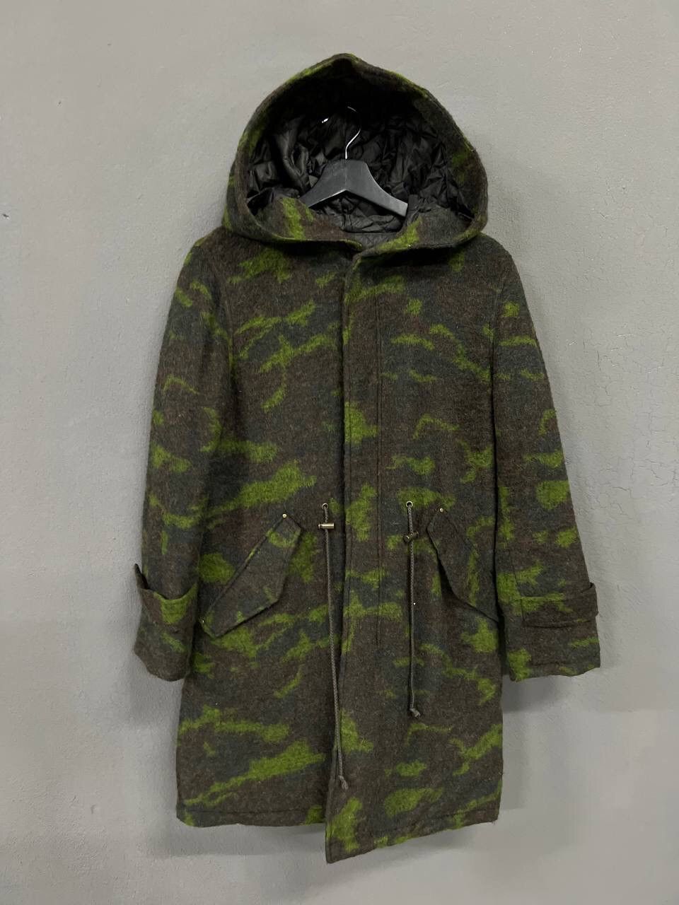Japanese Brand CAT IN THE CLOSET CAMO HOODIES WOOL Size M / US 6-8 / IT 42-44 - 1 Thumbnail