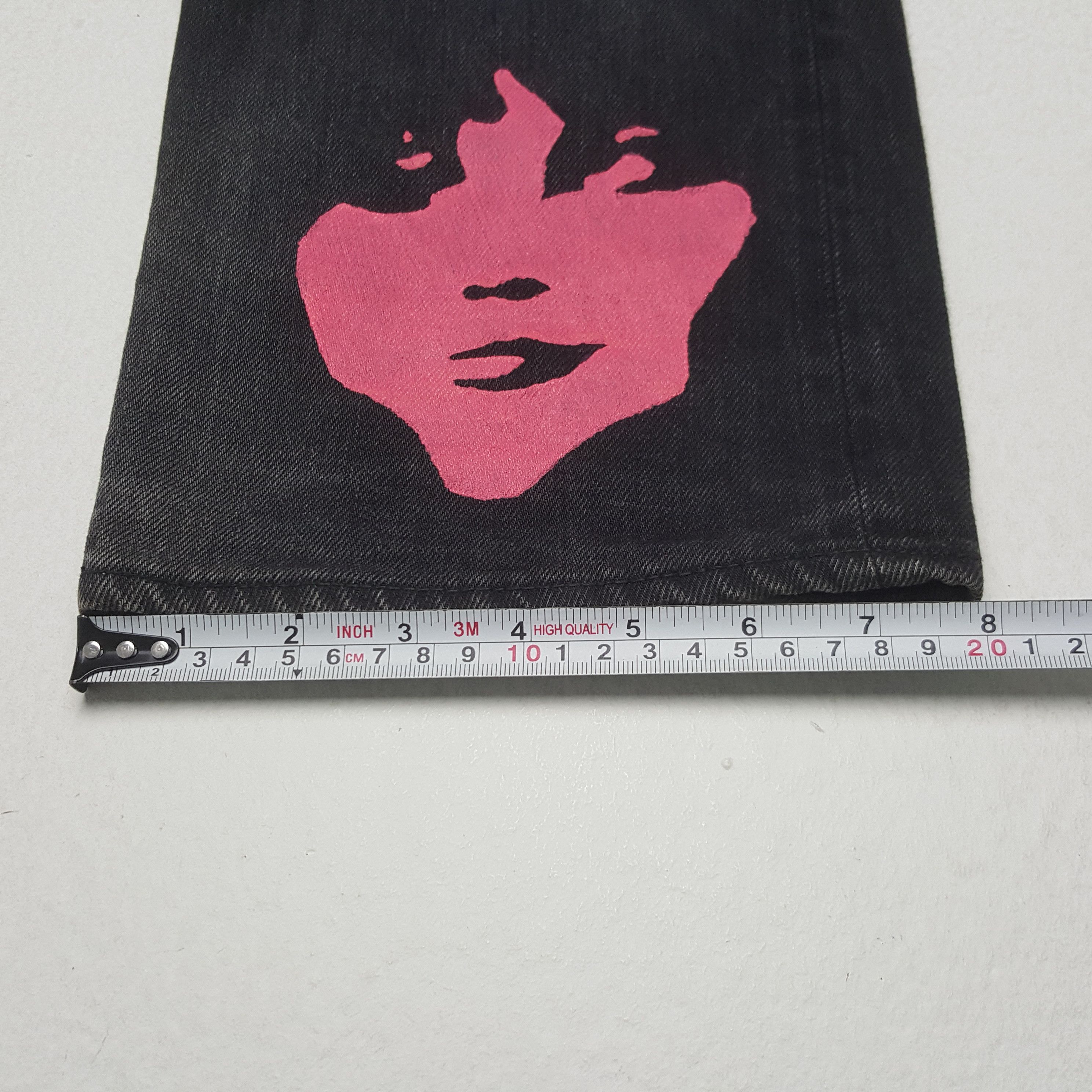 Hysteric Glamour × Japanese Brand × Vintage Vintage Hysteric Glamour Face Style Japanese Custom Jeans Size 36" / US 14 / IT 50 - 11 Thumbnail