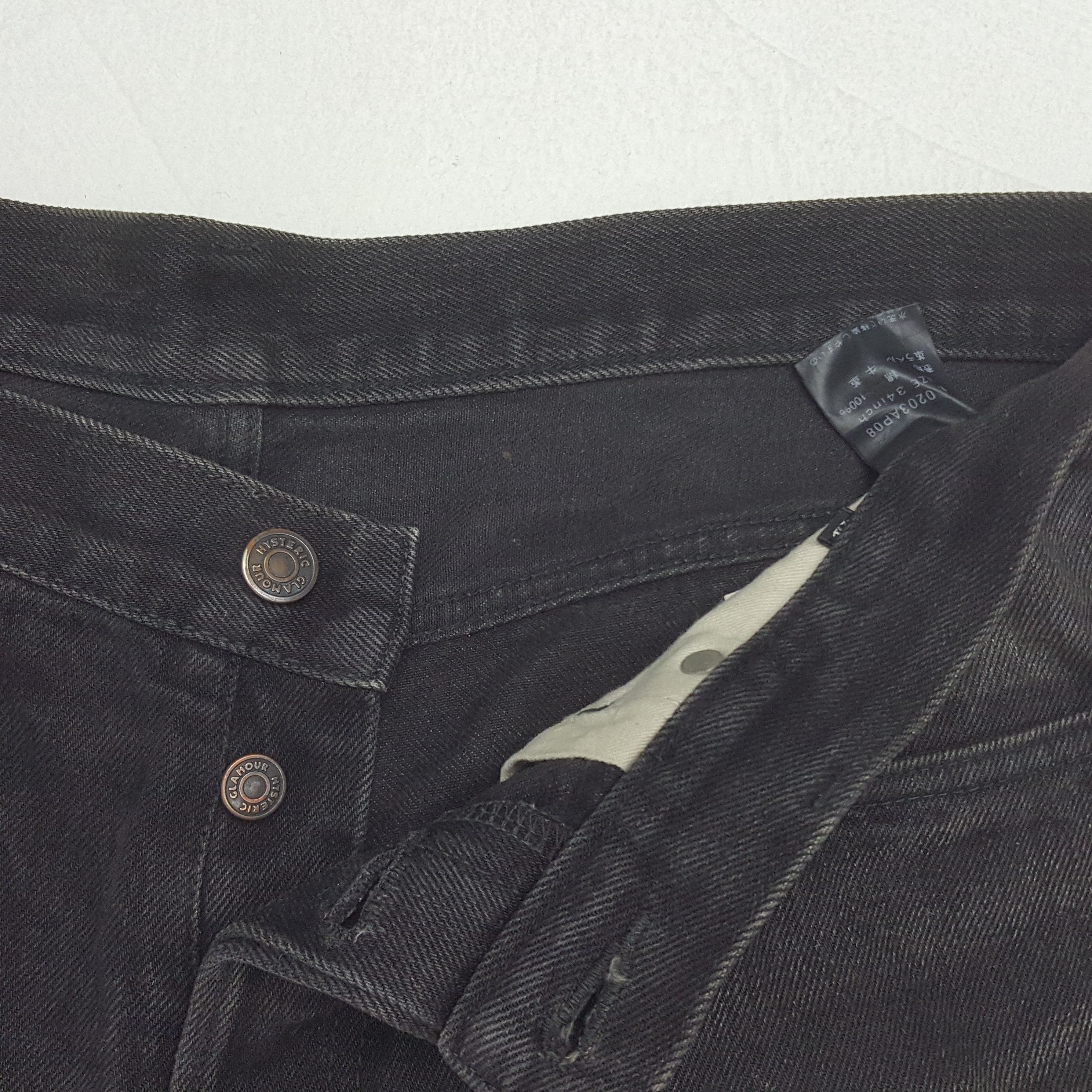 Hysteric Glamour × Japanese Brand × Vintage Vintage Hysteric Glamour Face Style Japanese Custom Jeans Size 36" / US 14 / IT 50 - 13 Thumbnail
