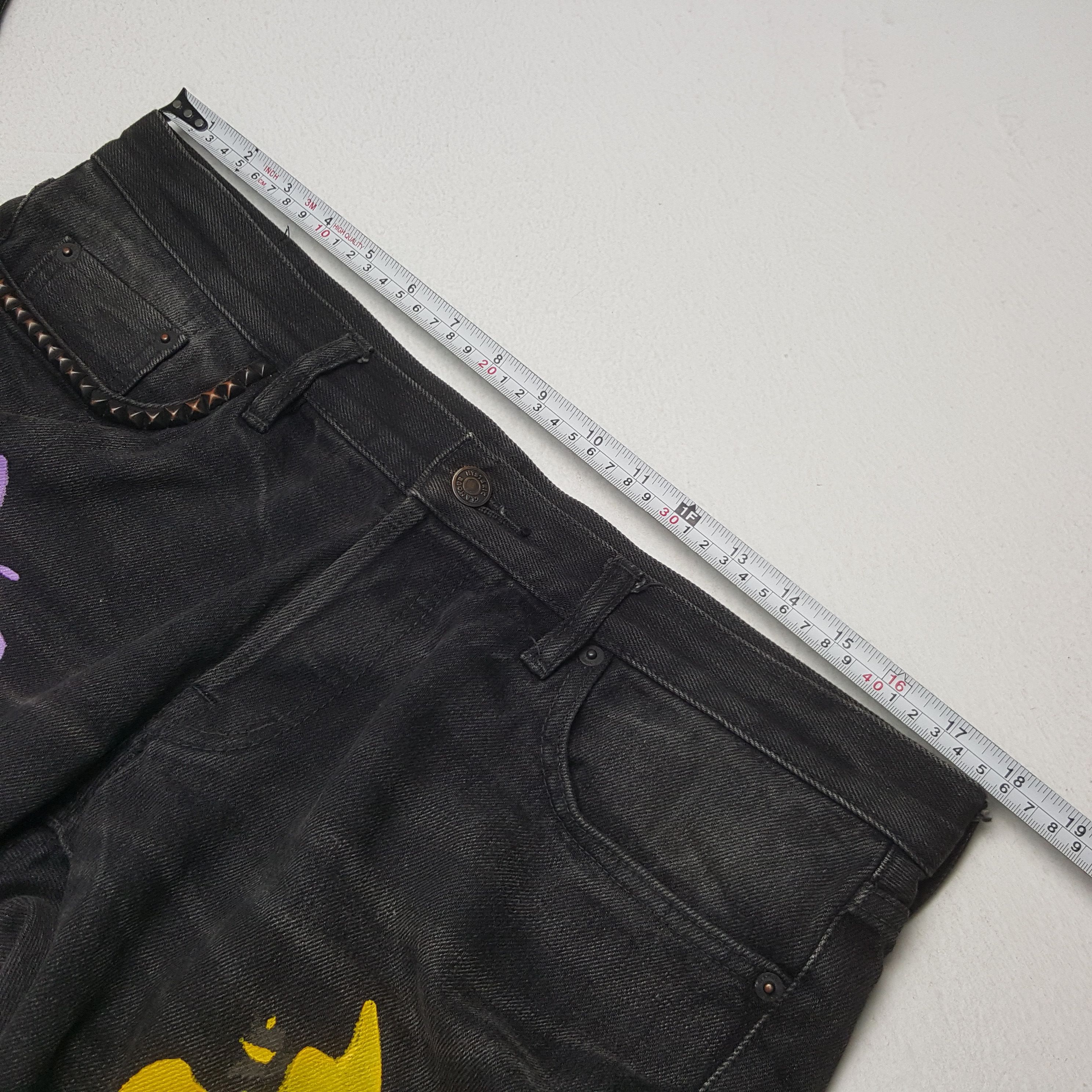 Hysteric Glamour × Japanese Brand × Vintage Vintage Hysteric Glamour Face Style Japanese Custom Jeans Size 36" / US 14 / IT 50 - 7 Thumbnail