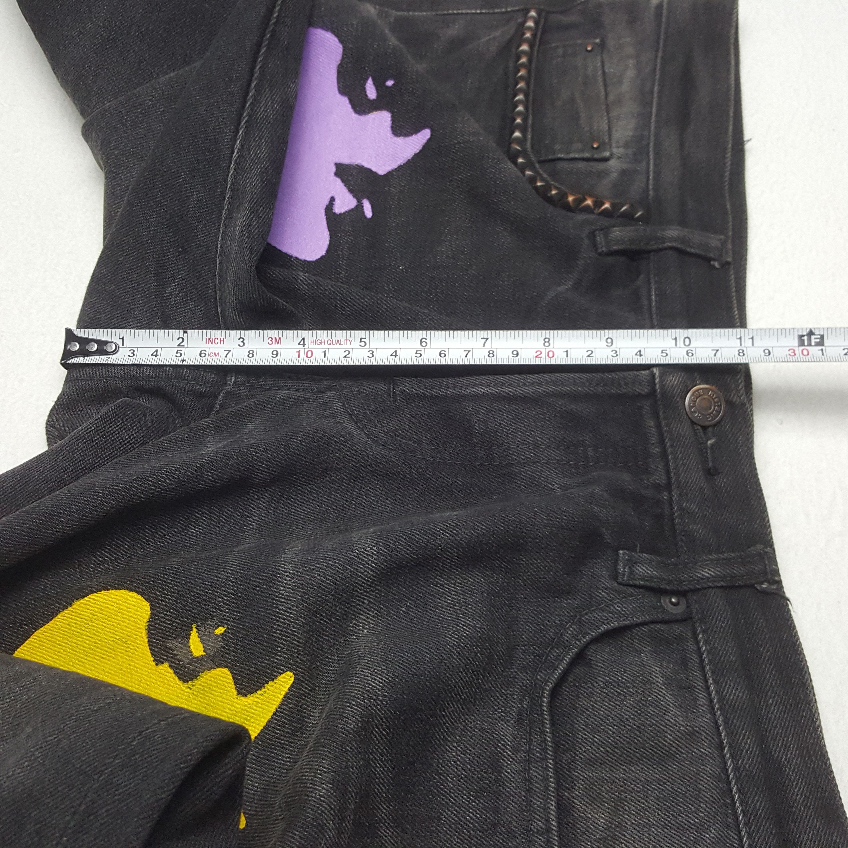Hysteric Glamour × Japanese Brand × Vintage Vintage Hysteric Glamour Face Style Japanese Custom Jeans Size 36" / US 14 / IT 50 - 8 Thumbnail