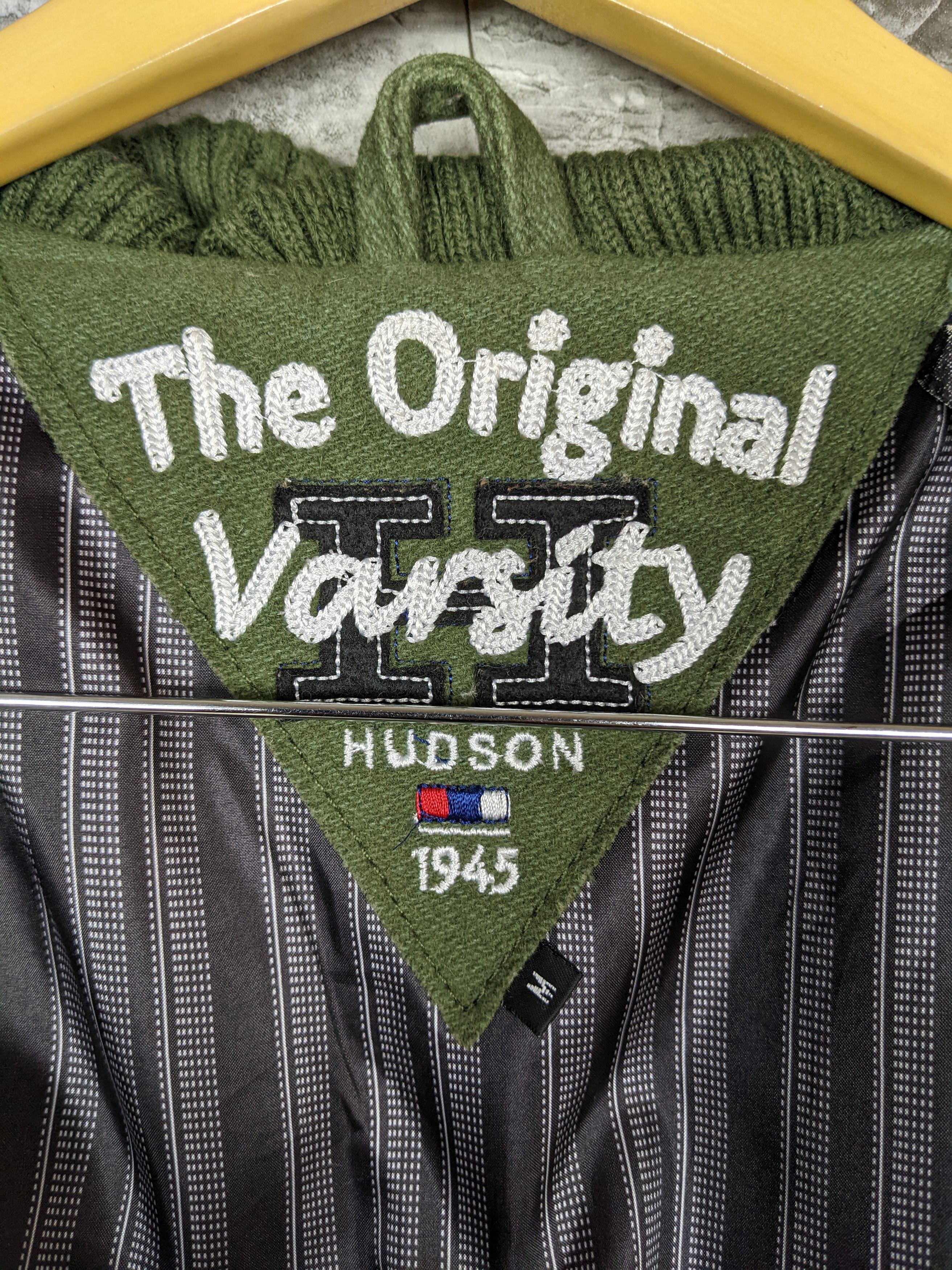 Hudson Vintage The Original Varsity Hudson Bomber Jacket Leather Size US M / EU 48-50 / 2 - 10 Thumbnail