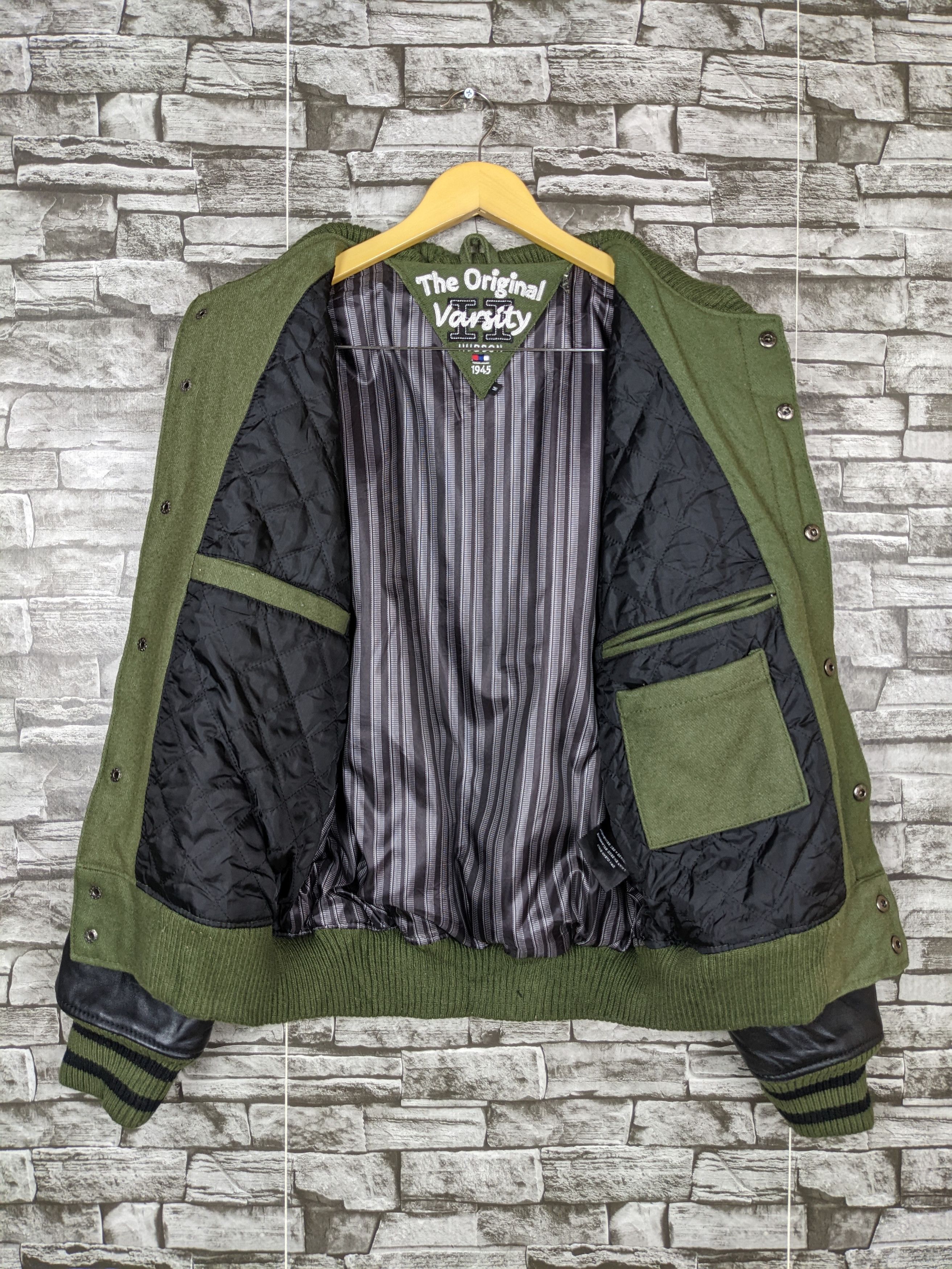 Hudson Vintage The Original Varsity Hudson Bomber Jacket Leather Size US M / EU 48-50 / 2 - 9 Thumbnail